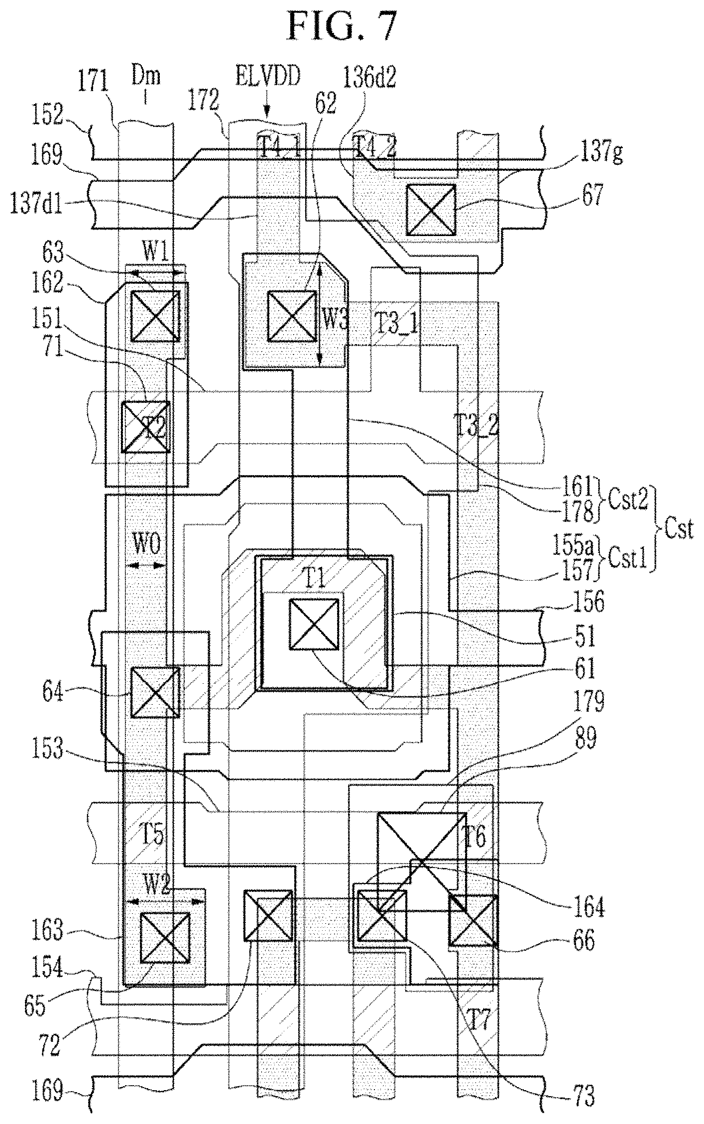 Patent US11785171 Figure 7 – Display device having an emission layer