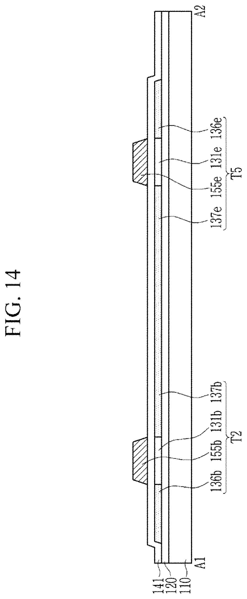 Patent US11785171 Figure 14 – Display device having an emission layer
