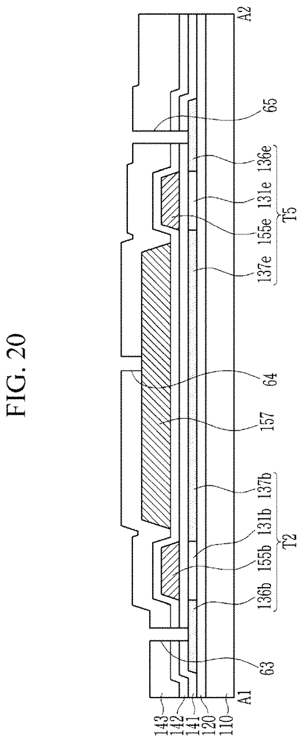 Patent US11785171 Figure 20 – Display device having an emission layer