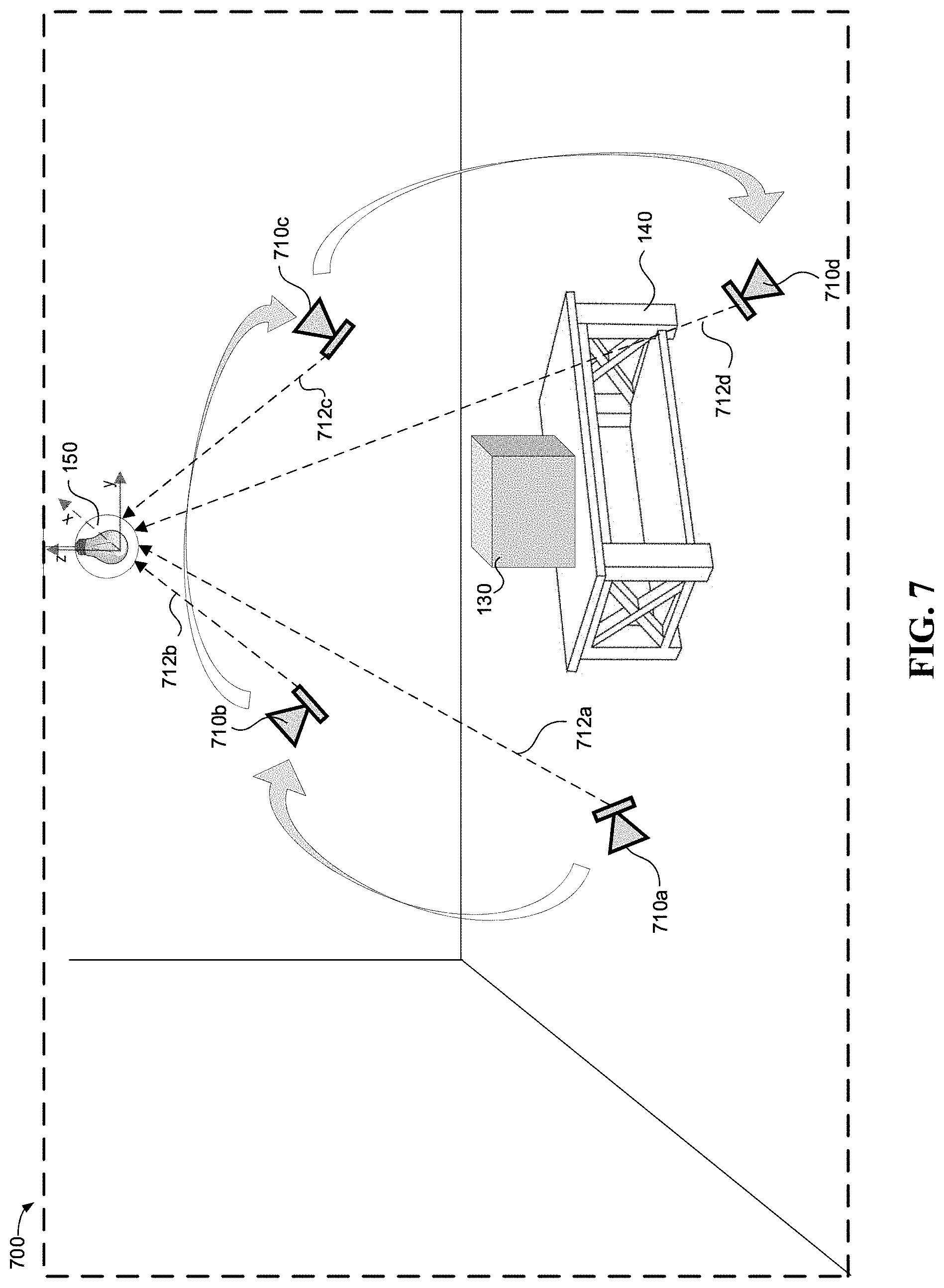 Patent US11785176 Figure 6 – Ambient light sensor-based localization