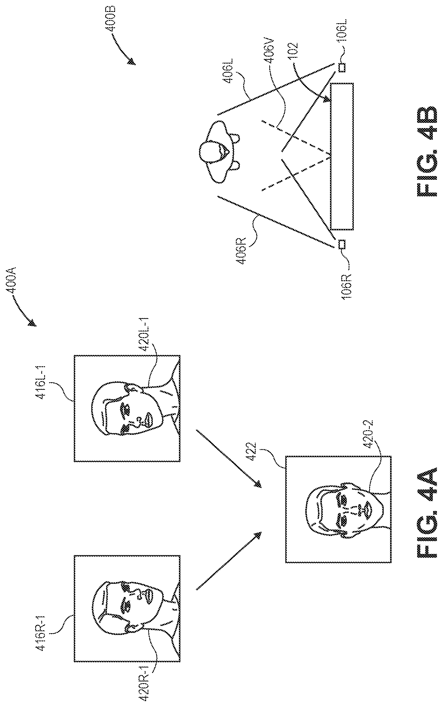 Patent US11785179 Figure 4 – Image and audio data processing to create mutual presence in a video conference
