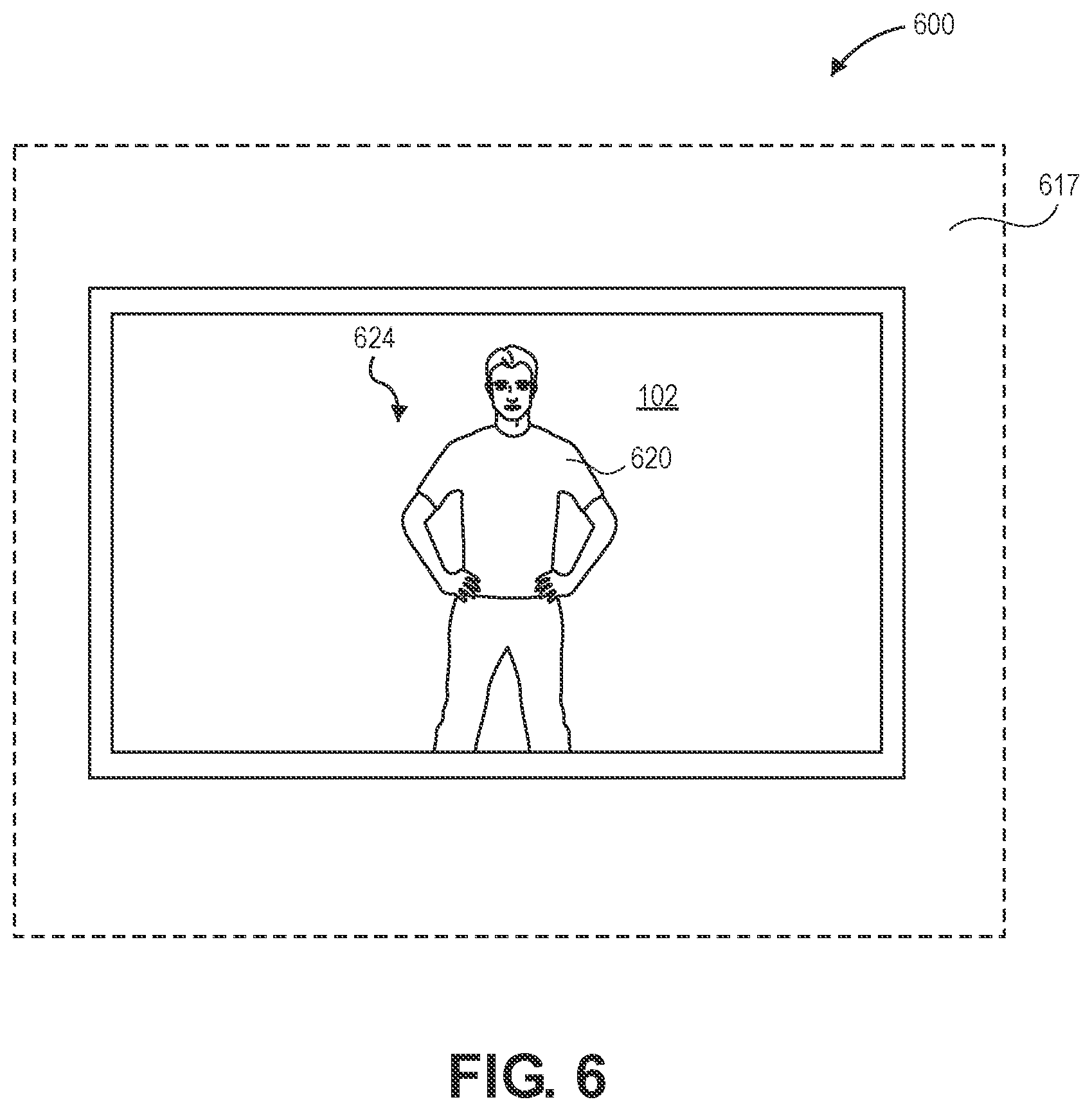 Patent US11785179 Figure 6 – Image and audio data processing to create mutual presence in a video conference