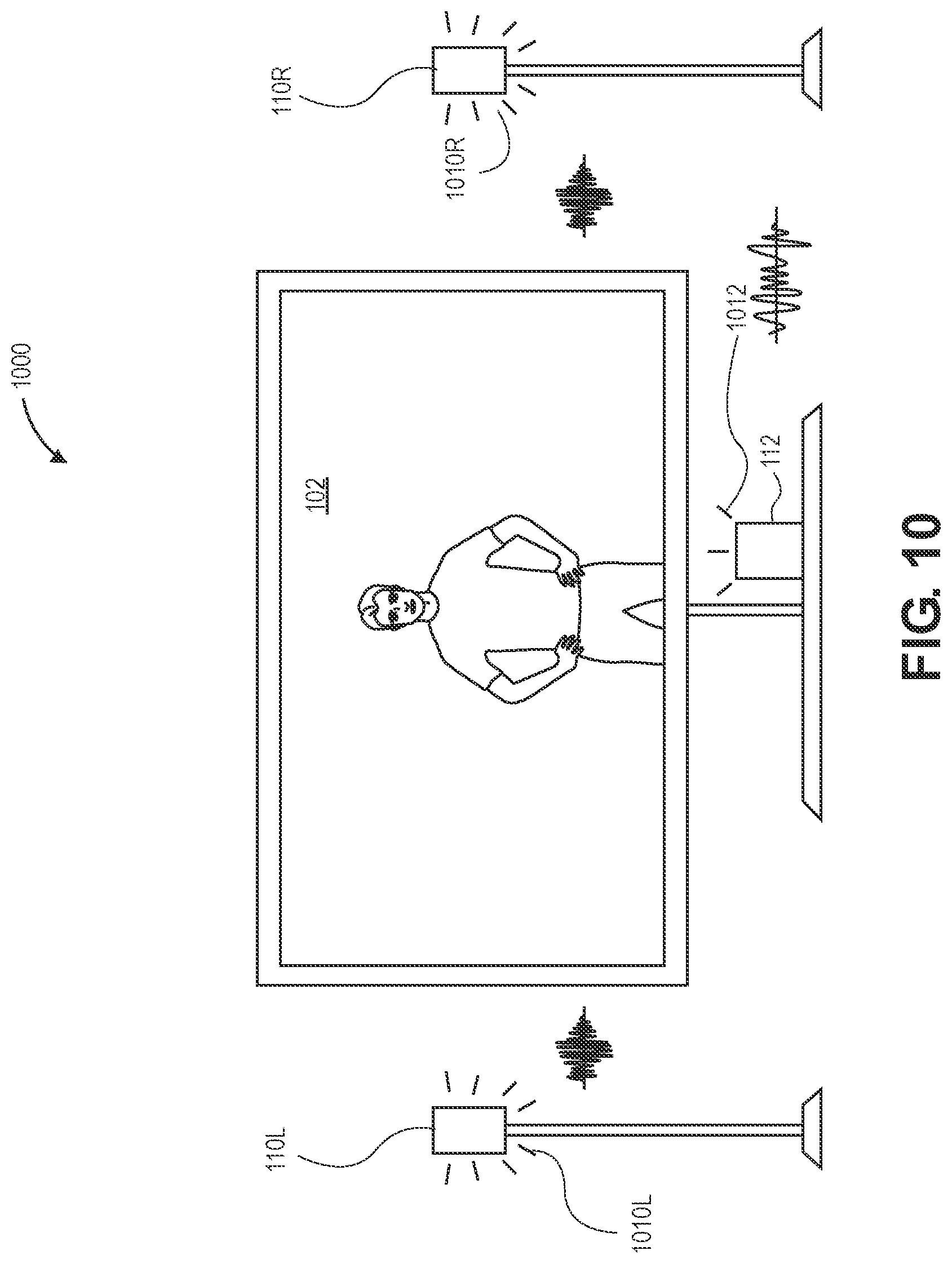 Patent US11785179 Figure 10 – Image and audio data processing to create mutual presence in a video conference