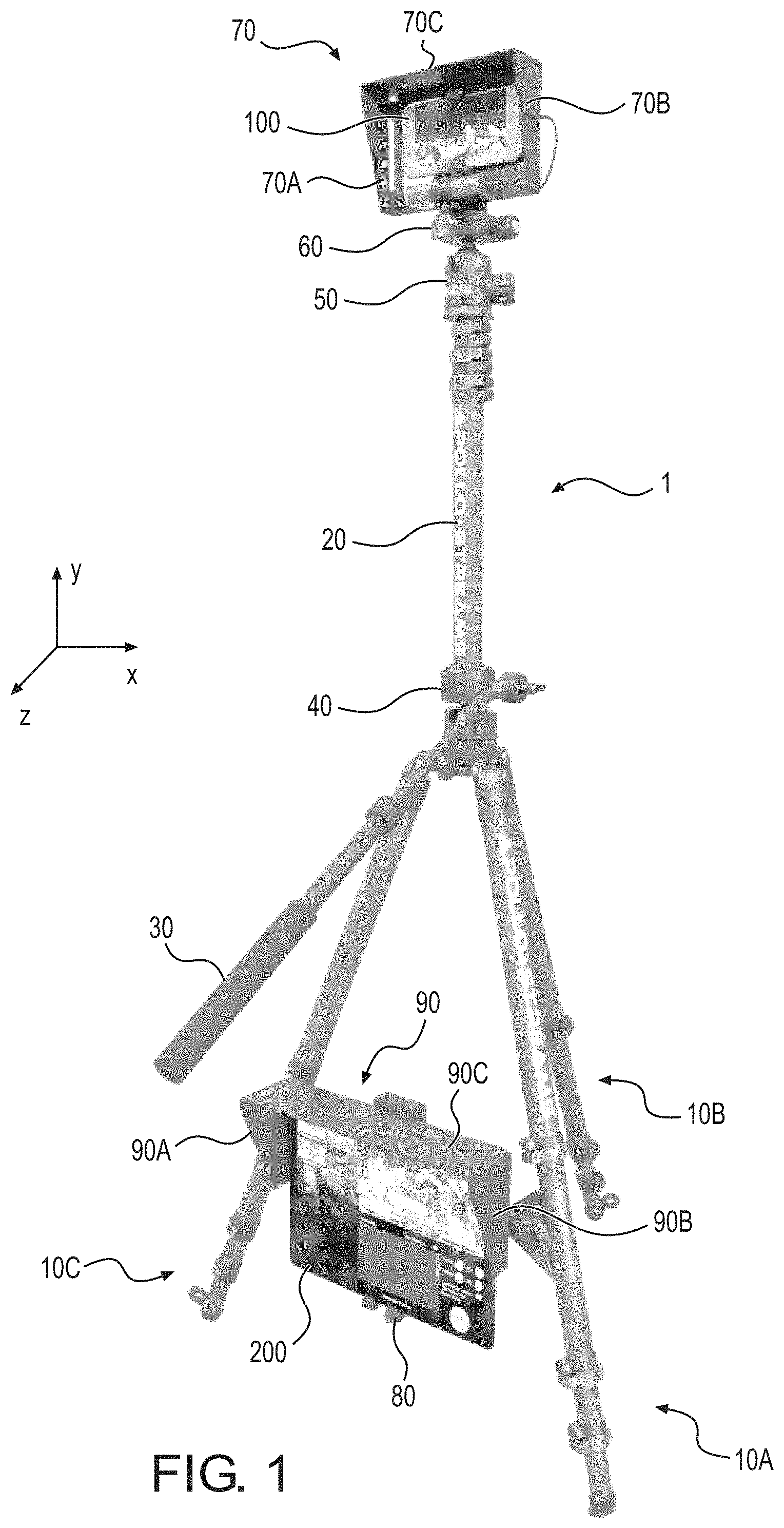 Patent US11785182 Figure 1 – System for transmitting data from an event