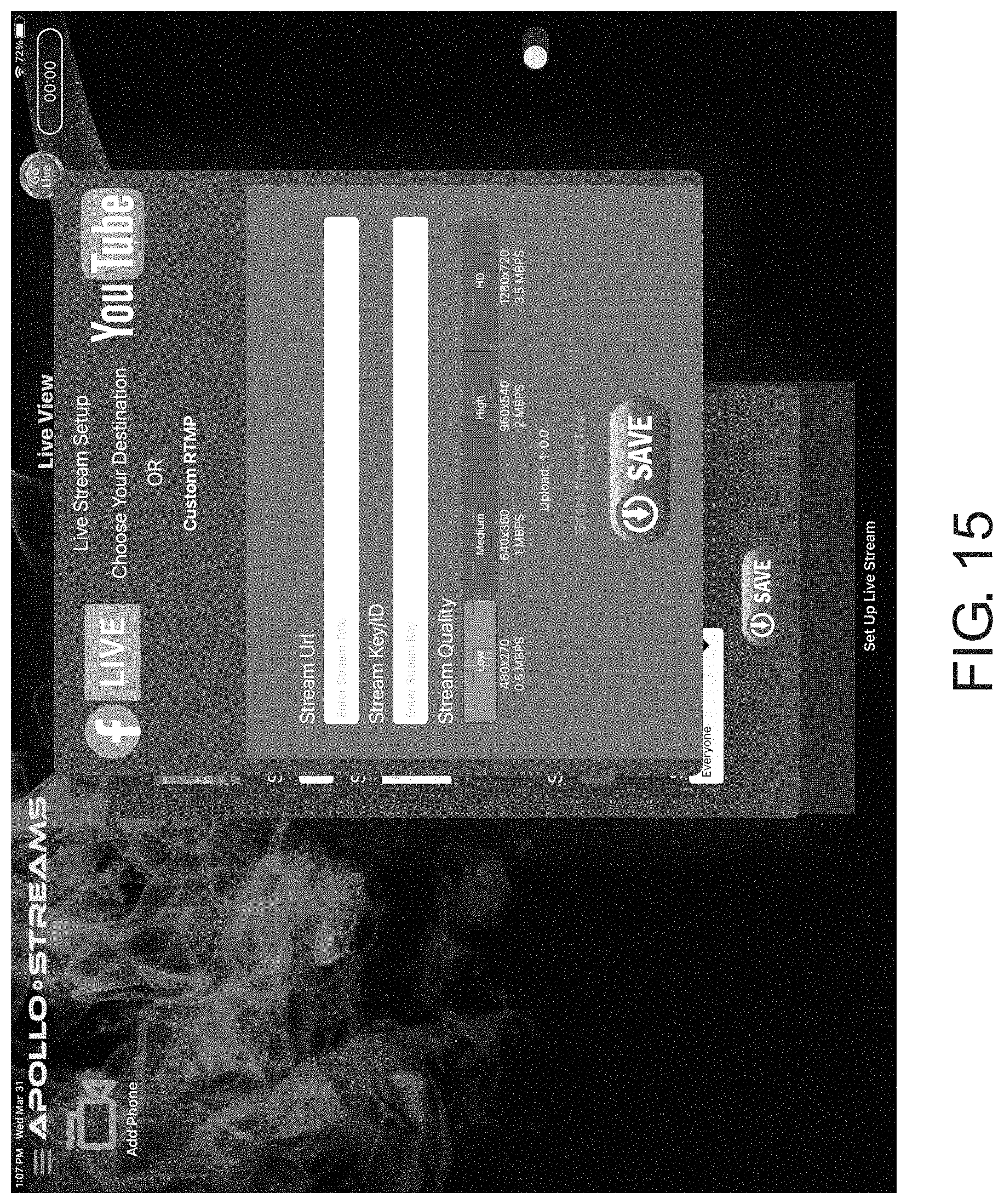 Patent US11785182 Figure 17 – System for transmitting data from an event