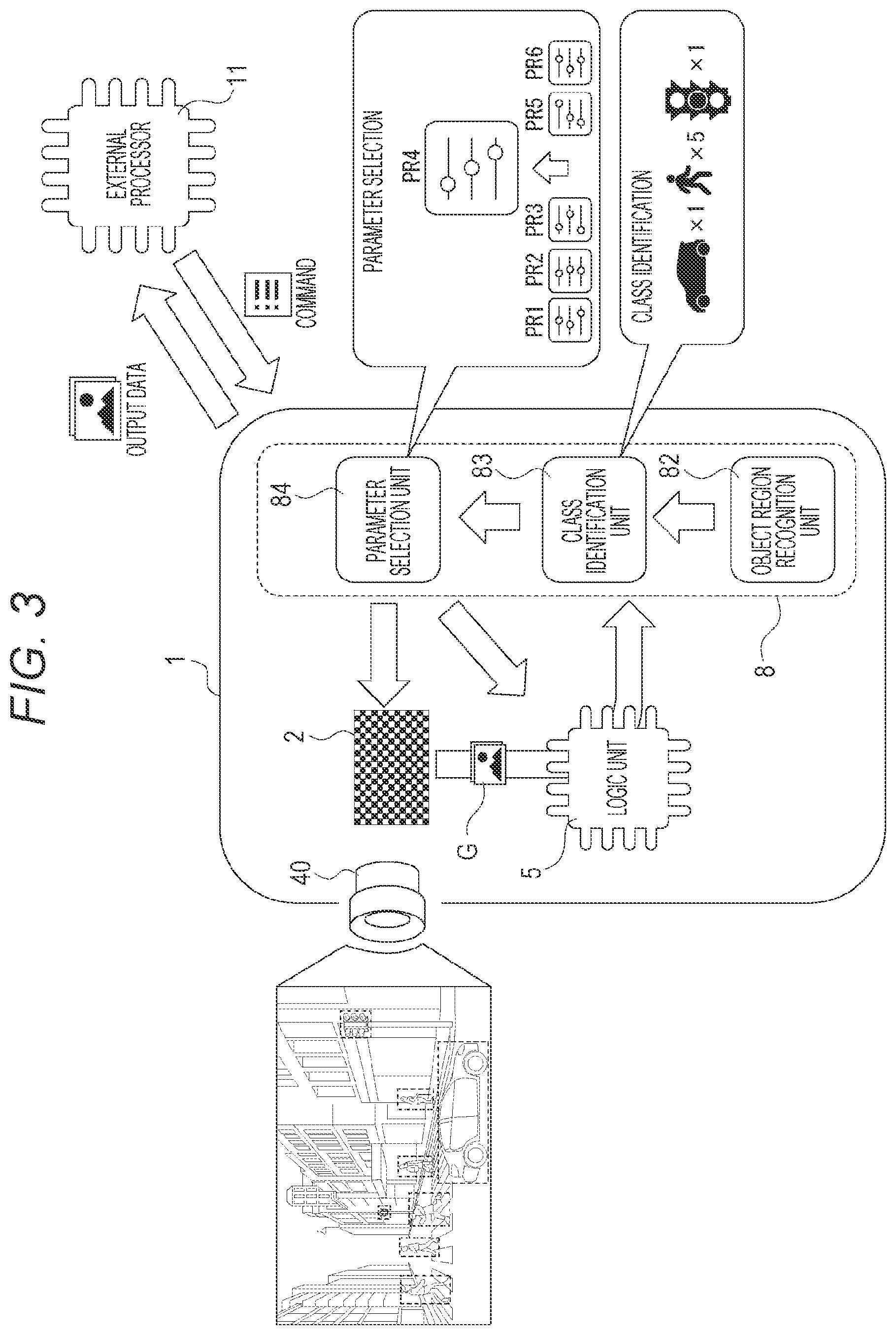 Patent US11785183 Figure 3 – Sensor device and signal processing method