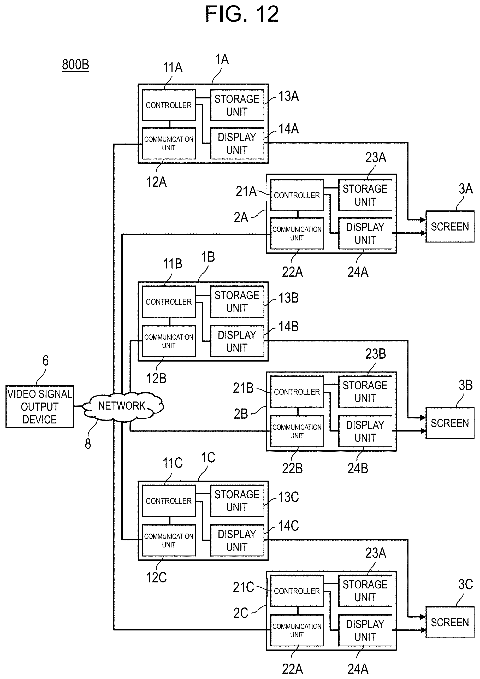 Patent US11785192 Figure 10 – Video display system and video display method