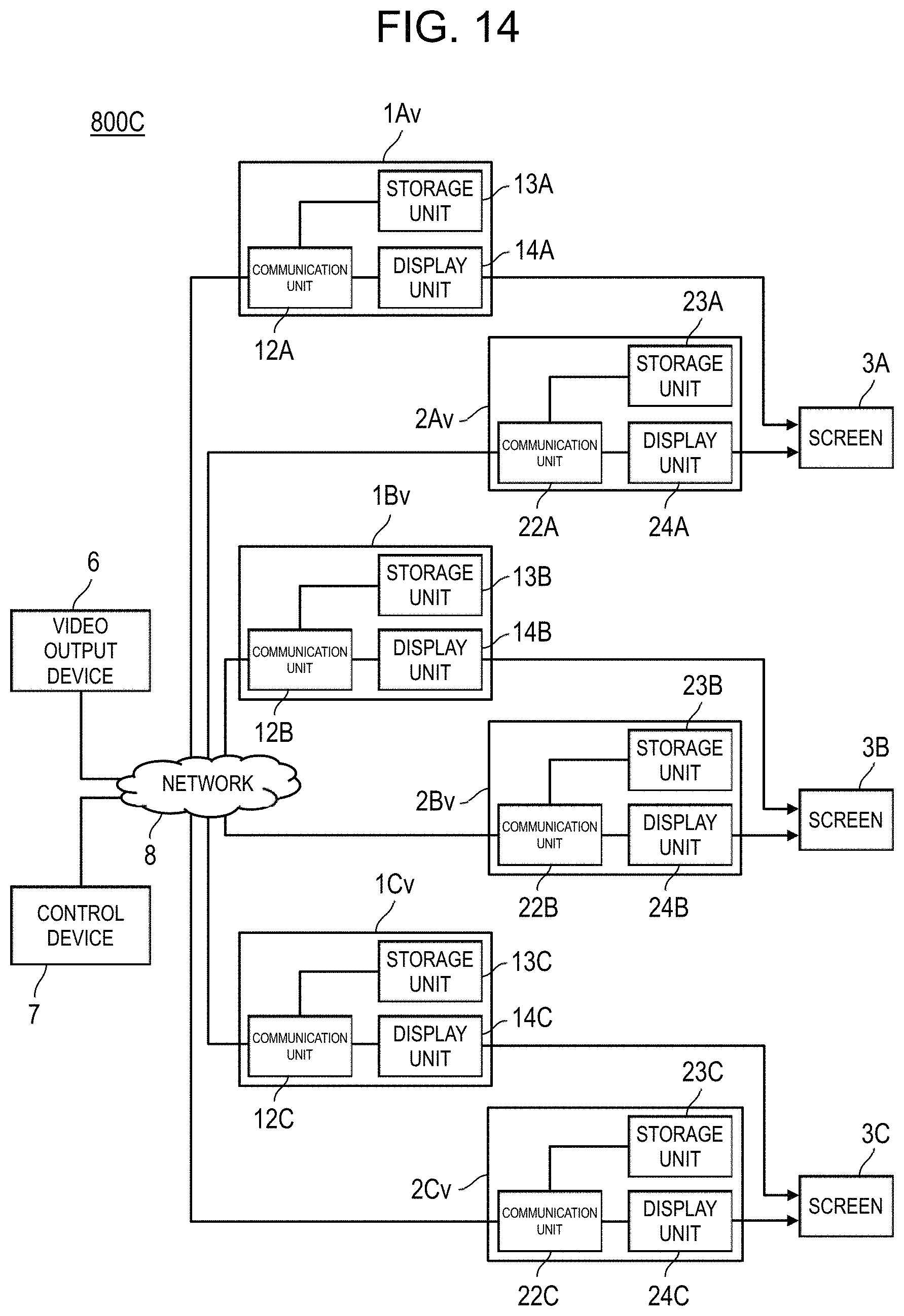 Patent US11785192 Figure 12 – Video display system and video display method