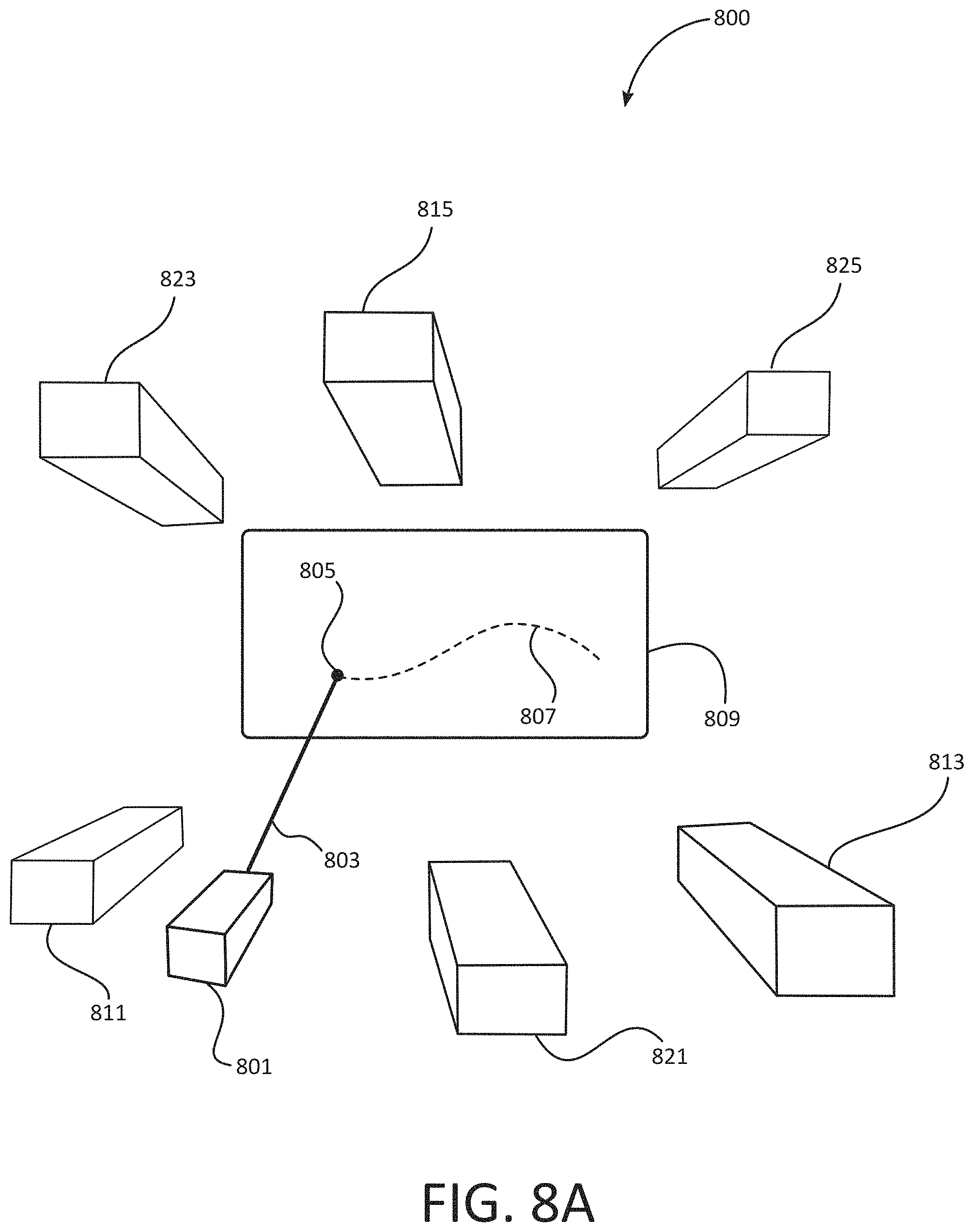 Patent US11785200 Figure 8 – Stage studio for immersive 3-D video capture