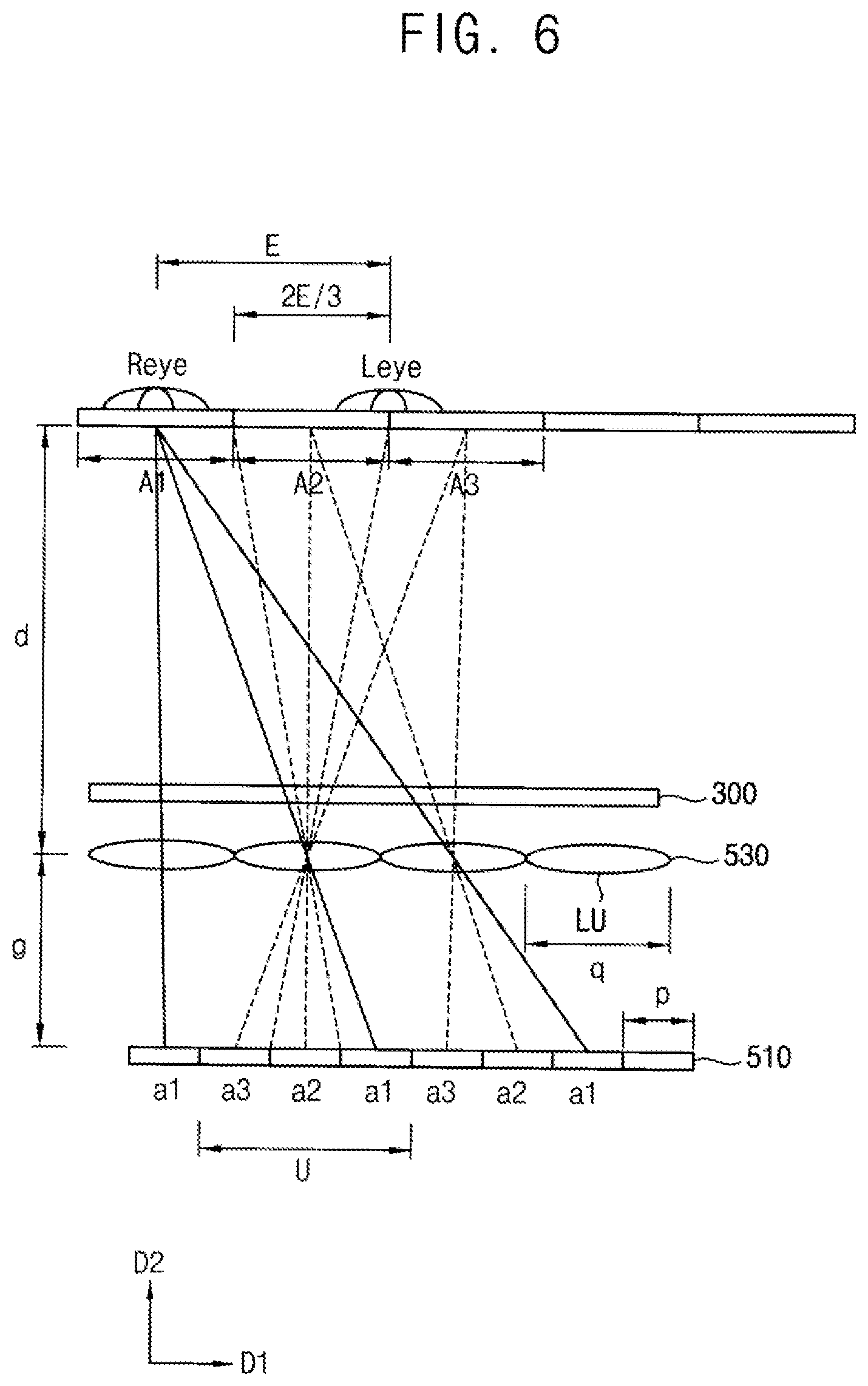 Patent US11785201 Figure 7 – Method of displaying three dimensional image and three dimensional display apparatus for performing the method