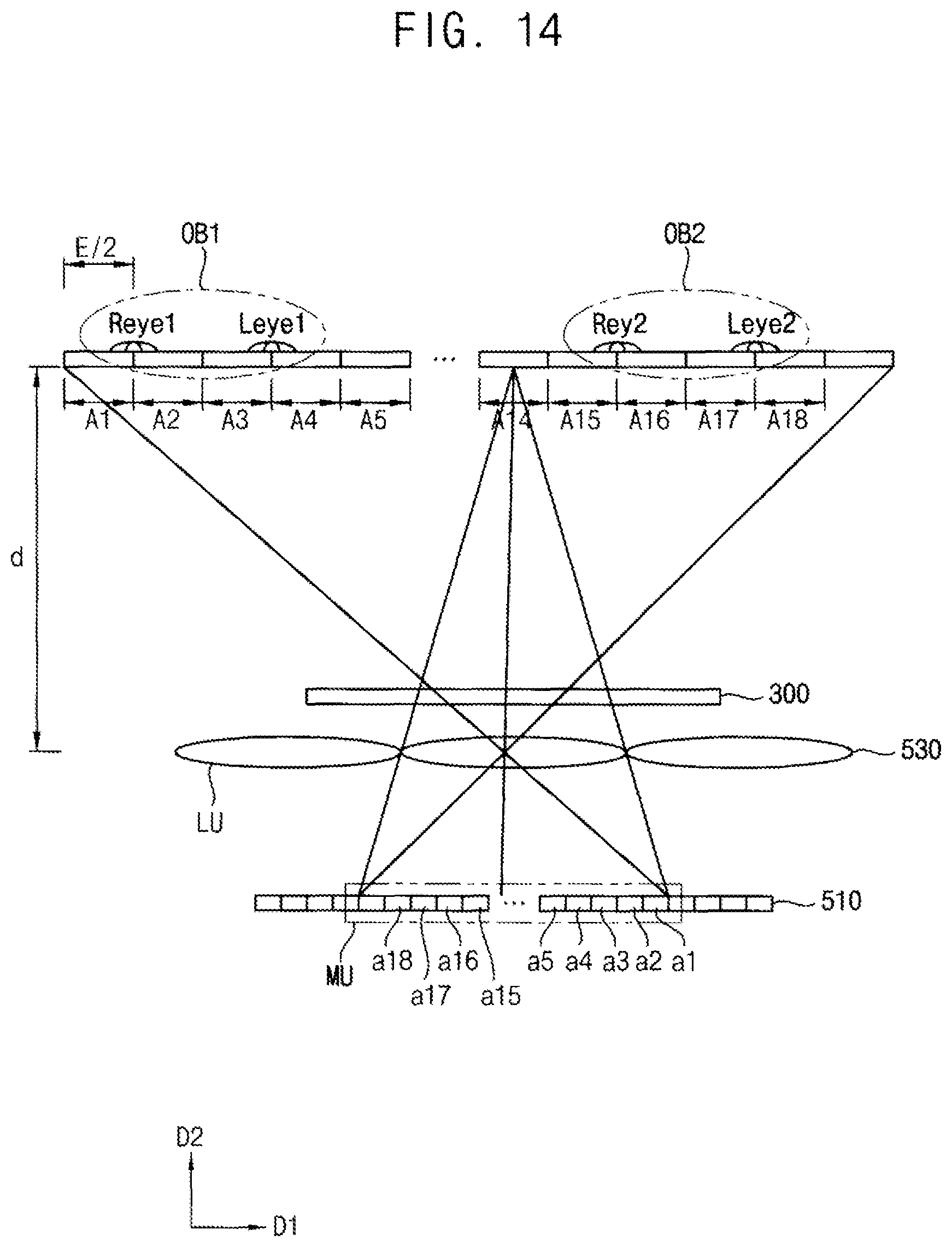 Patent US11785201 Figure 18 – Method of displaying three dimensional image and three dimensional display apparatus for performing the method
