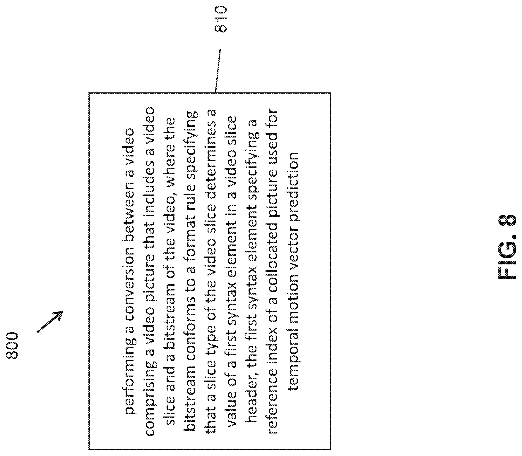 Patent US11785210 Figure 8 – Use of general constraint flags in video bitstreams