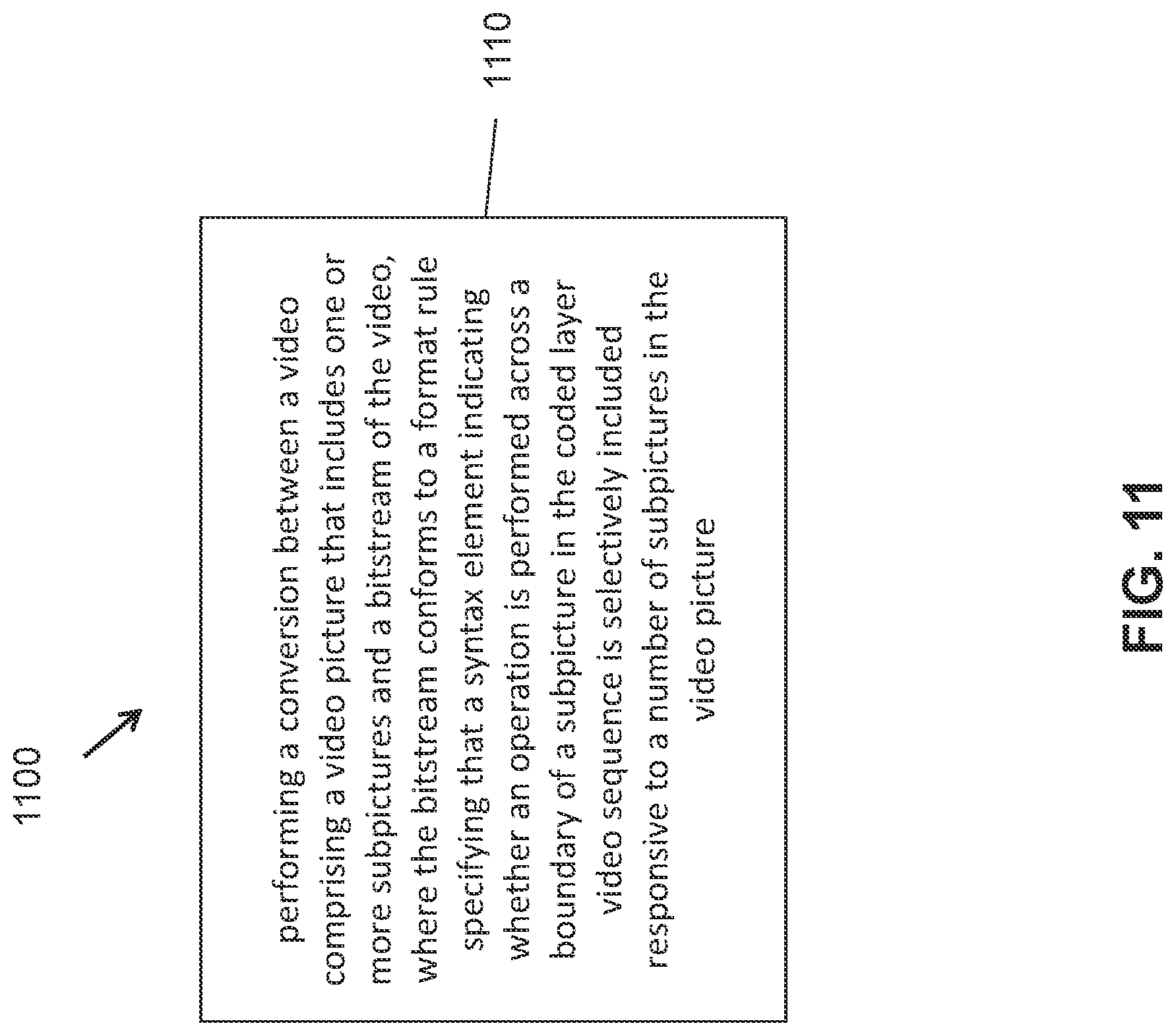 Patent US11785210 Figure 11 – Use of general constraint flags in video bitstreams