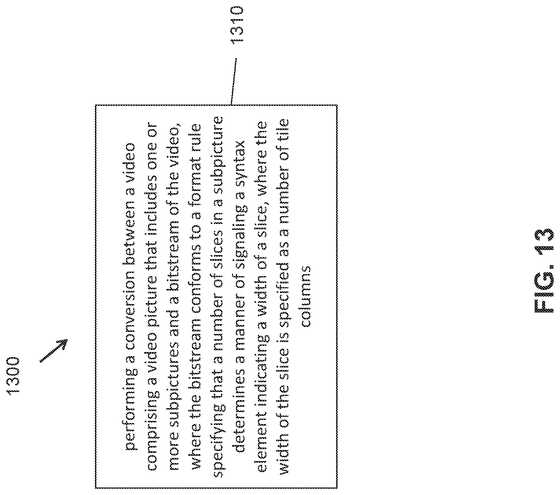 Patent US11785210 Figure 13 – Use of general constraint flags in video bitstreams