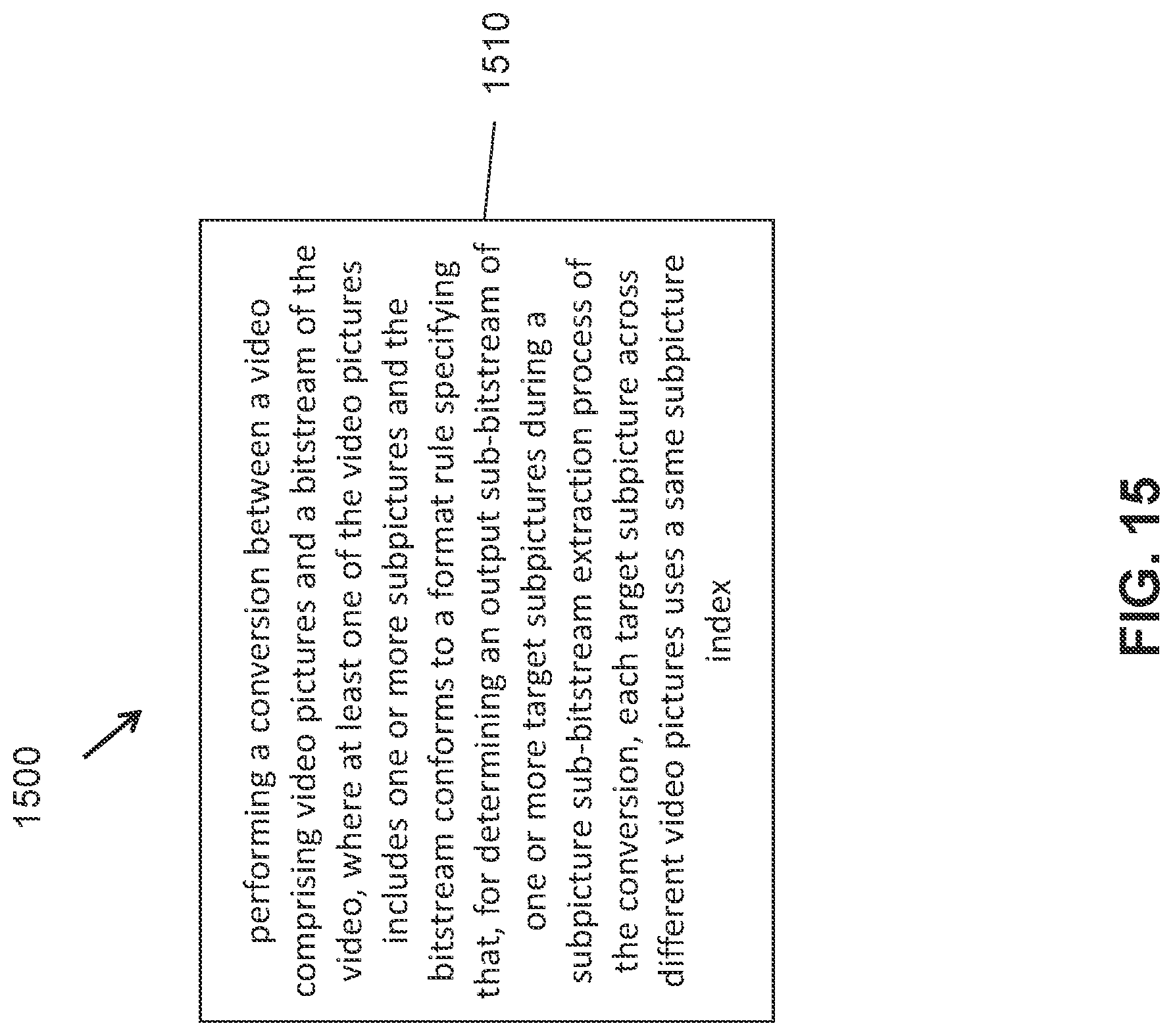 Patent US11785210 Figure 15 – Use of general constraint flags in video bitstreams