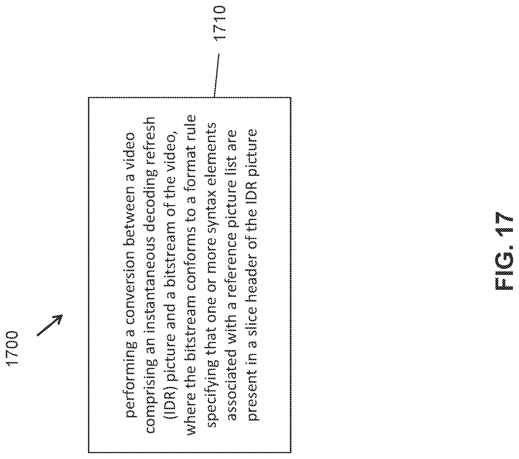 Patent US11785210 Figure 17 – Use of general constraint flags in video bitstreams