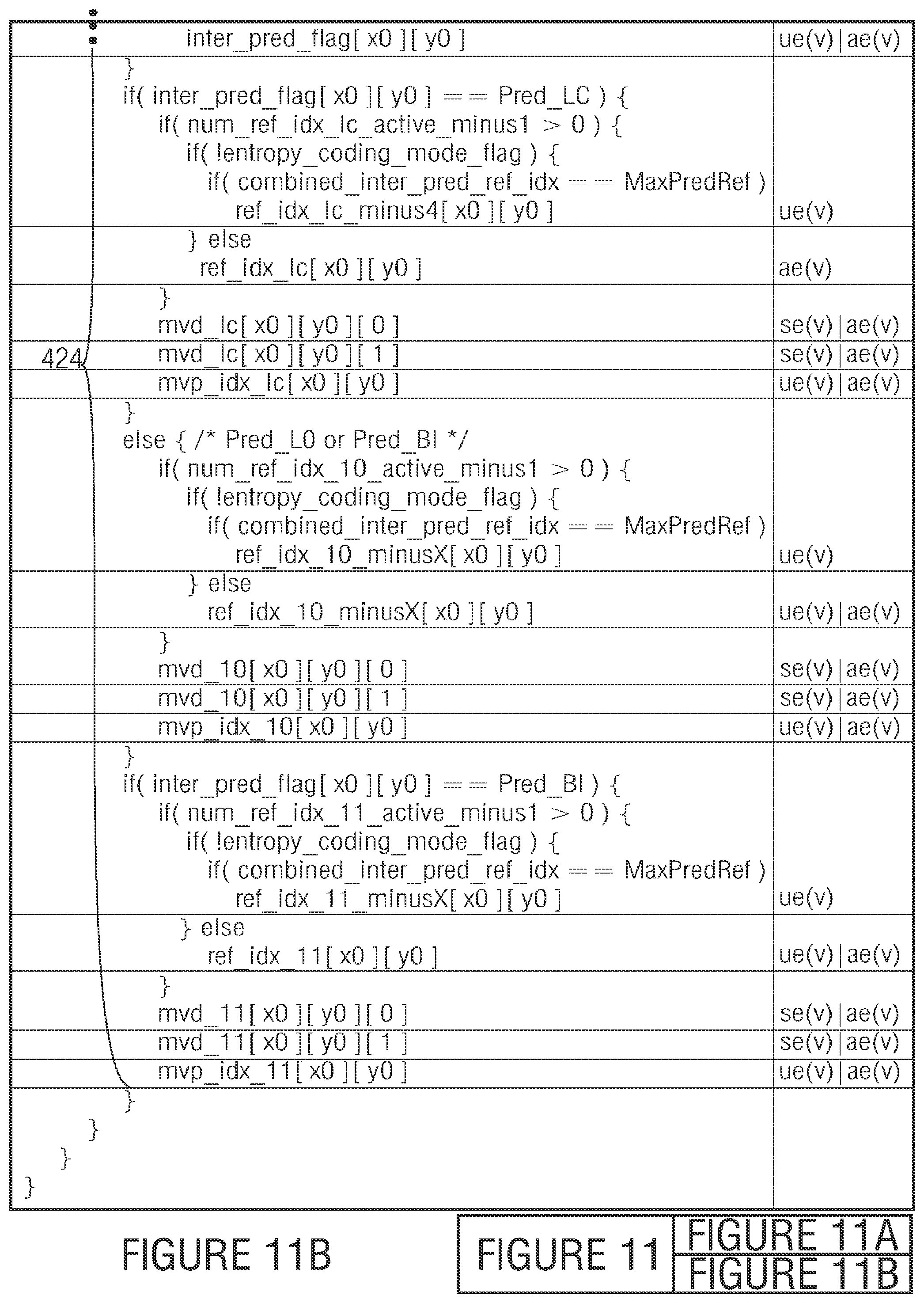 Patent US11785229 Figure 8 – Picture coding supporting block partitioning and block merging