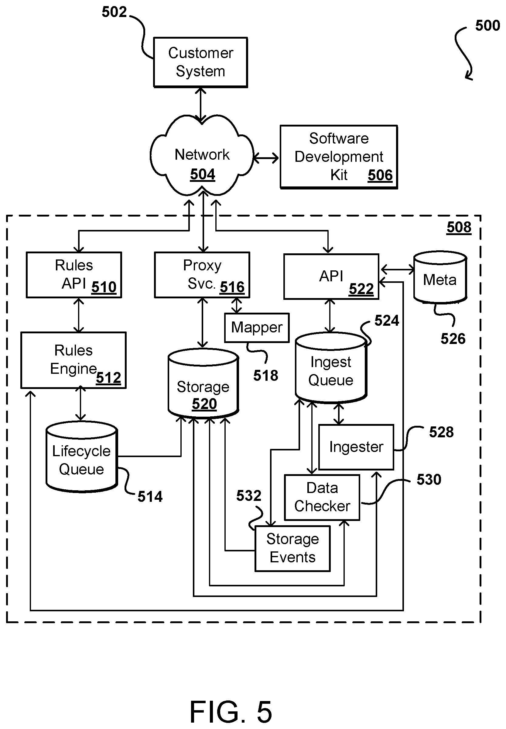Patent US11785232 Figure 5 – Media storage