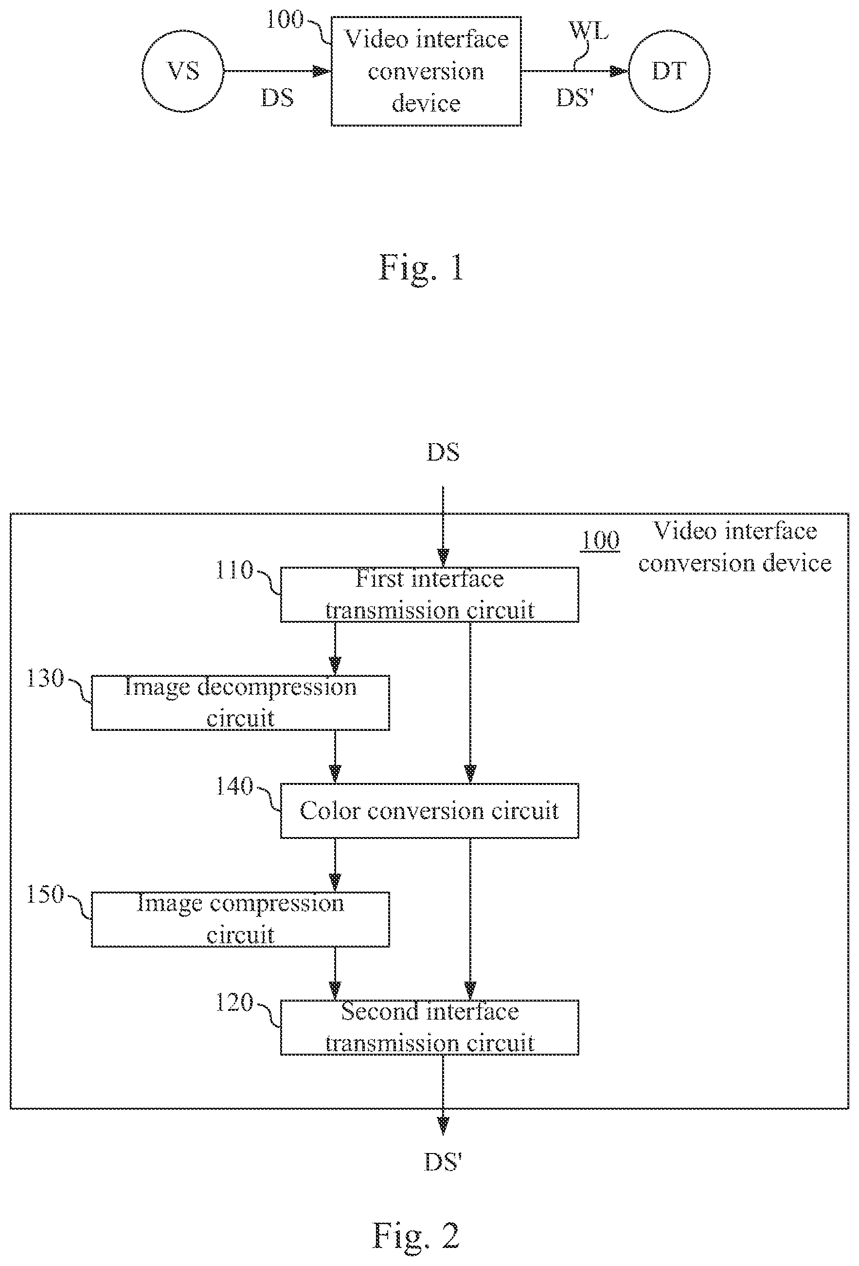 Patent US11785233 Figure 1 – Video interface conversion device and method