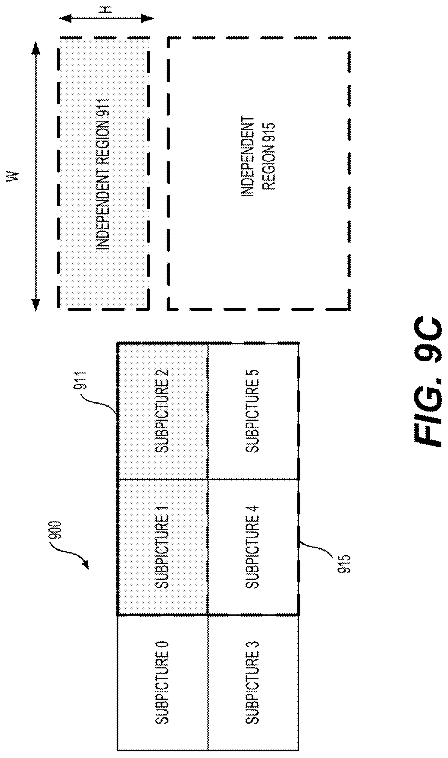 Patent US11785239 Figure 12 – Independent coded region output supplementary enhancement information message
