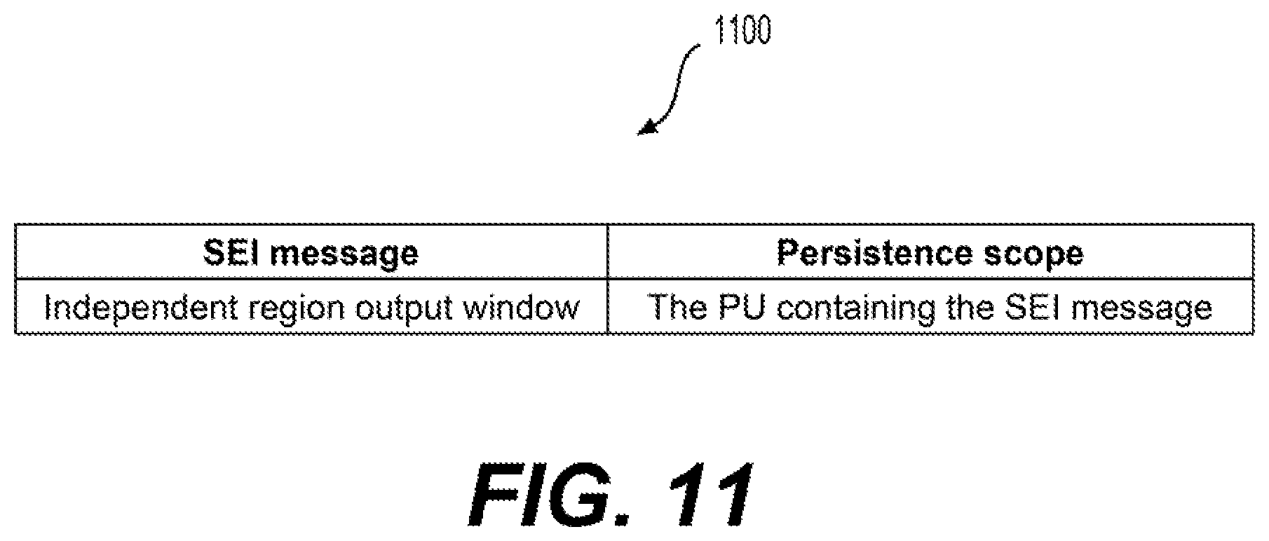 Patent US11785239 Figure 14 – Independent coded region output supplementary enhancement information message