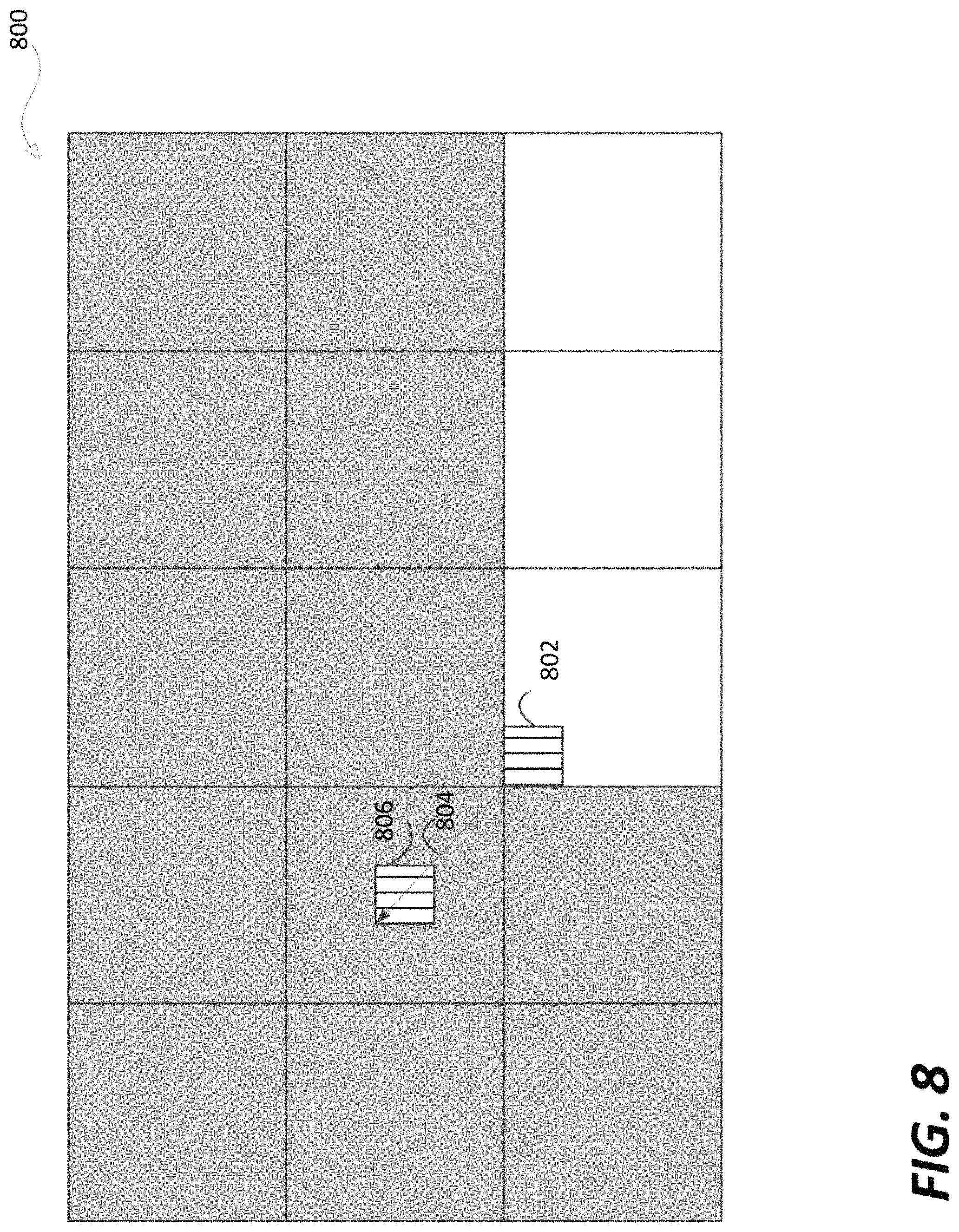 Patent US11785240 Figure 8 – Extension of effective search range for current picture referencing