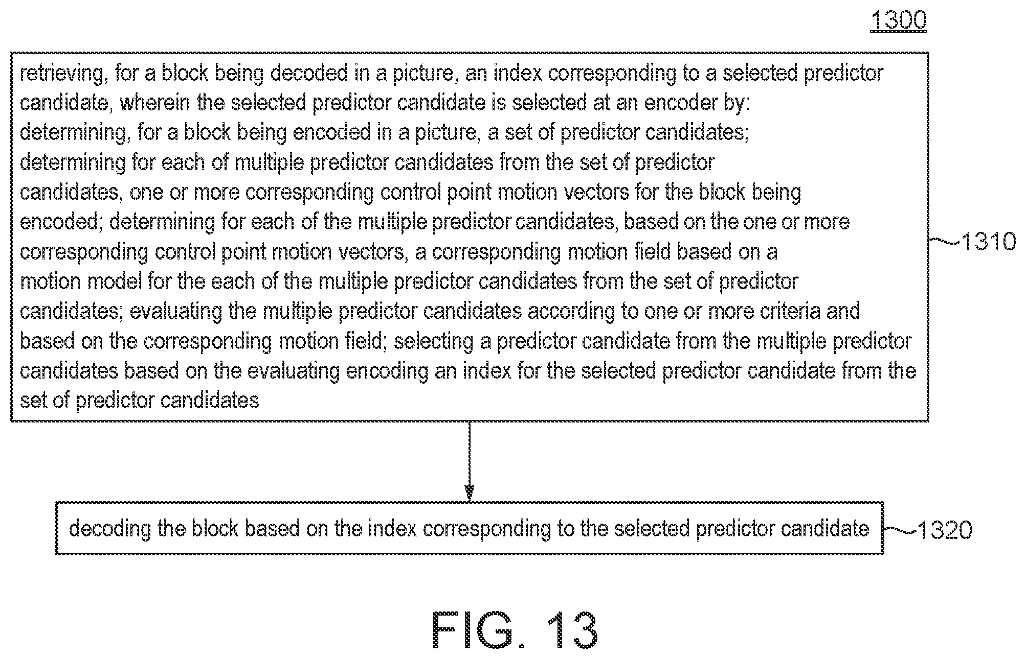 Patent US11785250 Figure 9 – Multiple predictor candidates for motion compensation