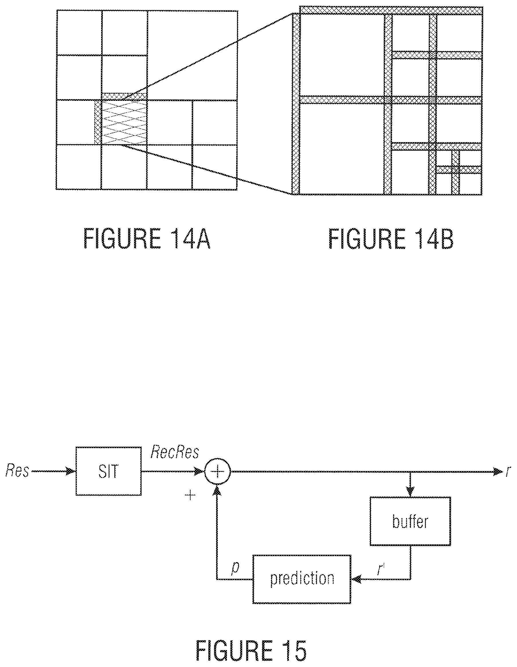 Patent US11785264 Figure 13 – Multitree subdivision and inheritance of coding parameters in a coding block