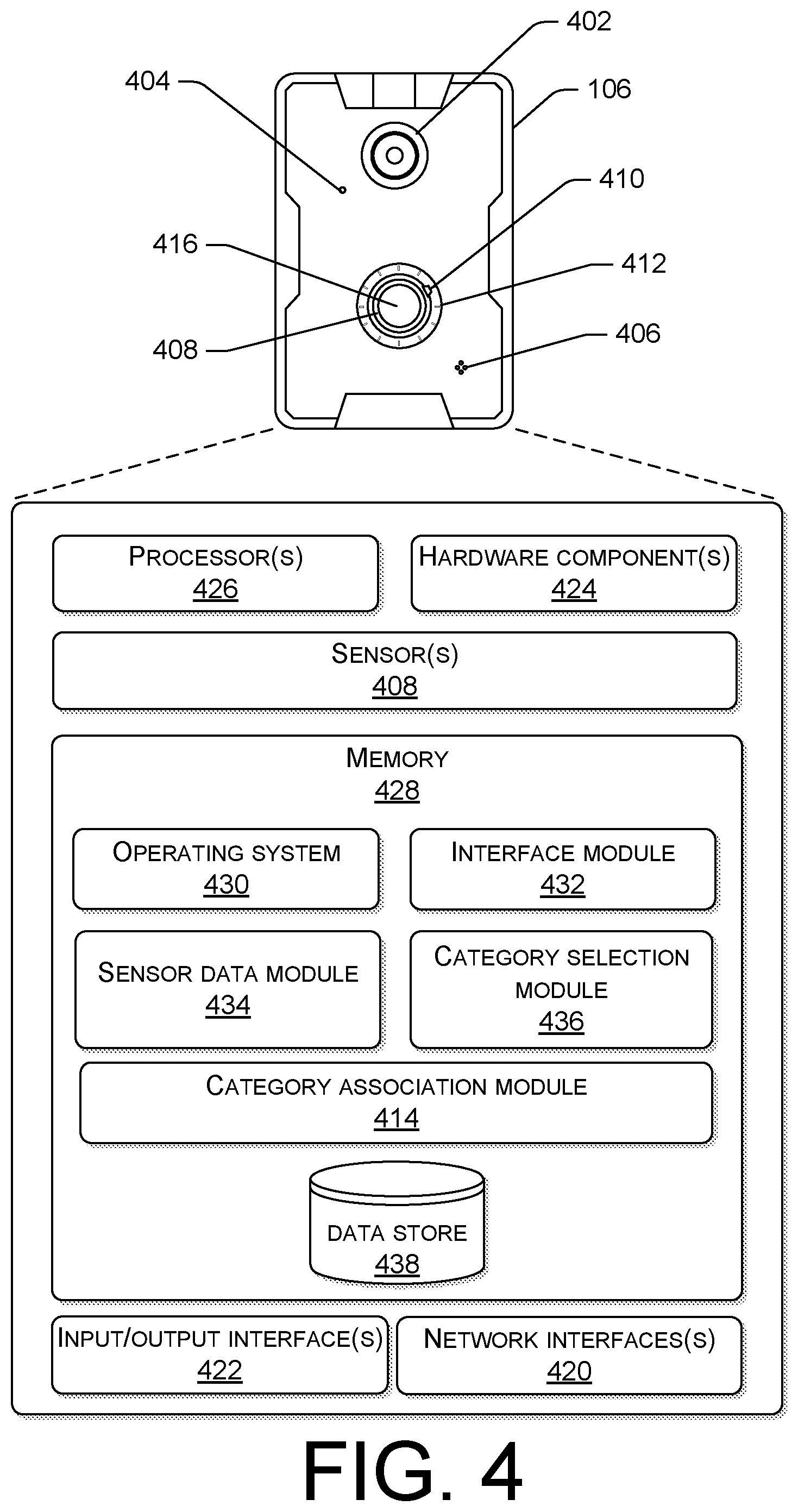 Patent US11785266 Figure 4 – Incident category selection optimization