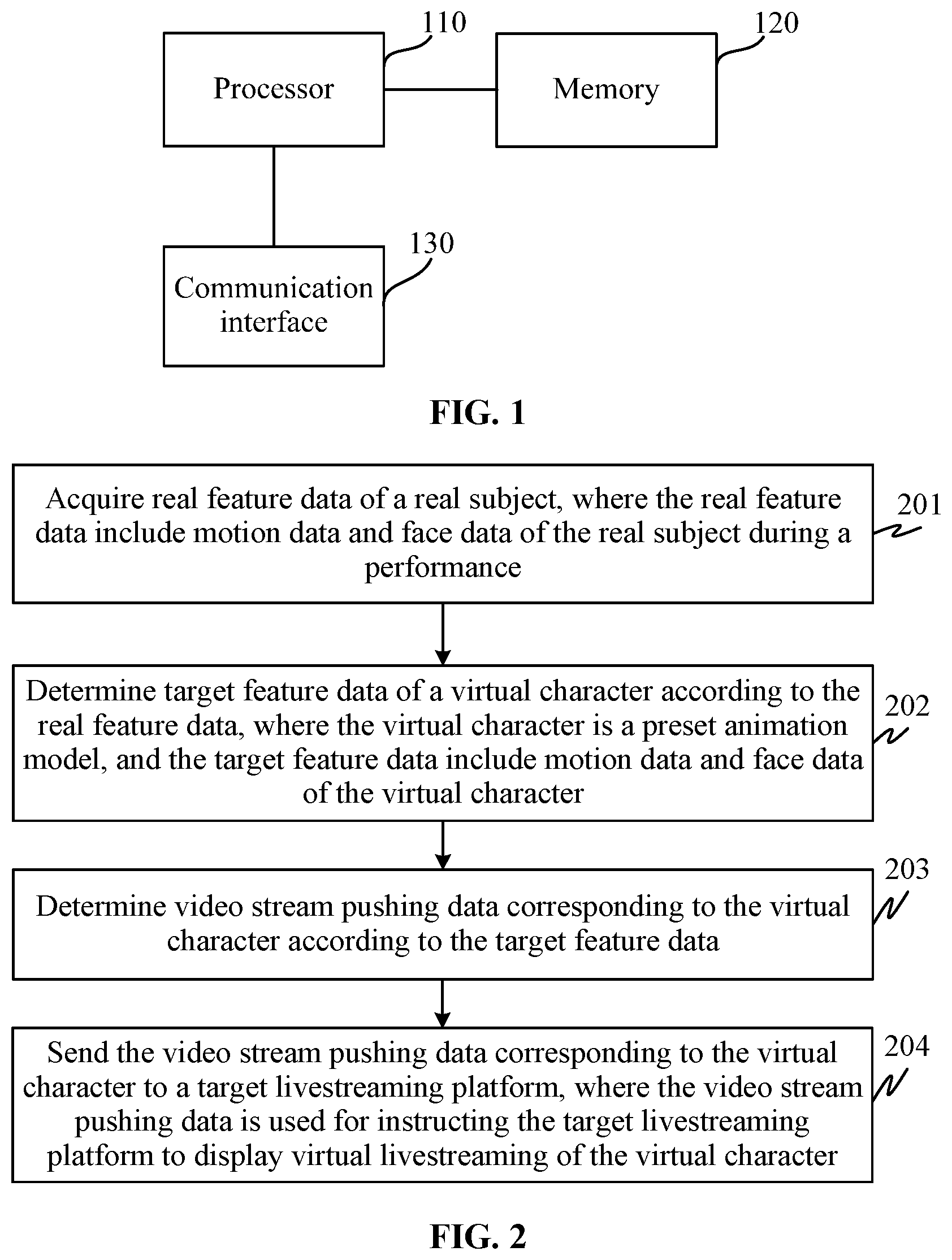 Patent US11785267 Figure 1 – Virtual livestreaming method, apparatus, system, and storage medium