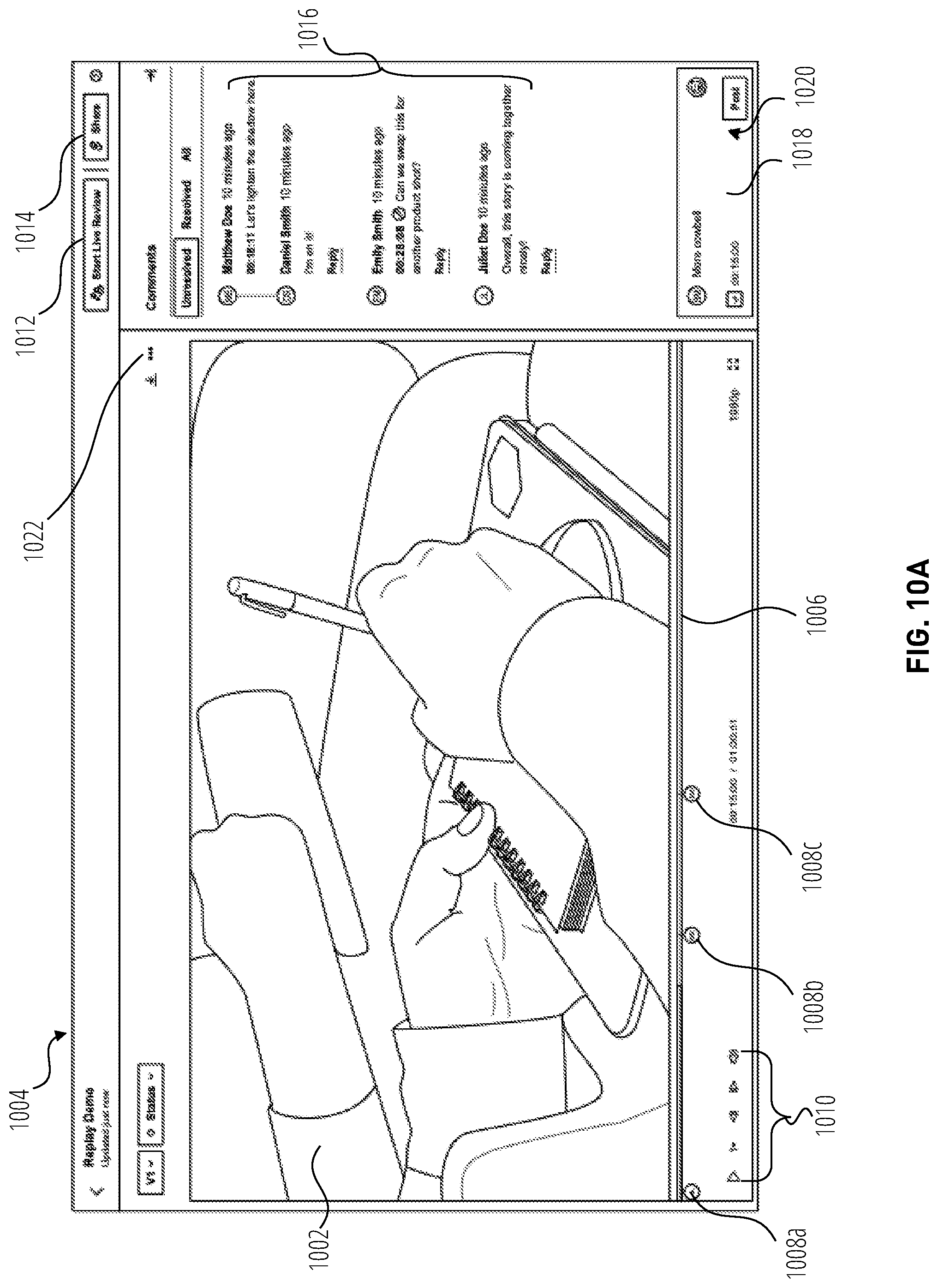 Patent US11785279 Figure 11 – Synchronized video viewing using a logical clock