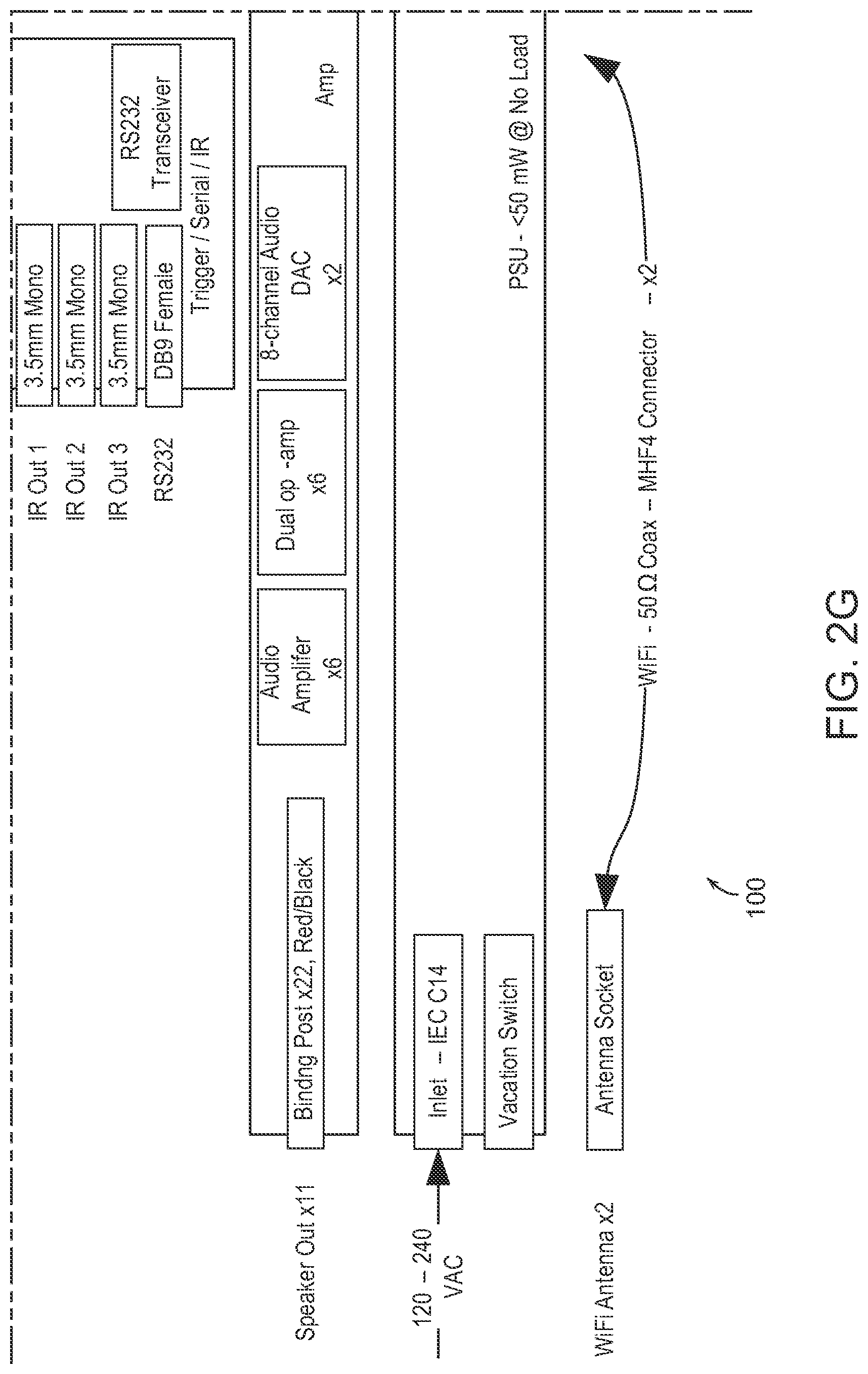 Patent US11785285 Figure 8 – Audio video receiver (AVR) architecture