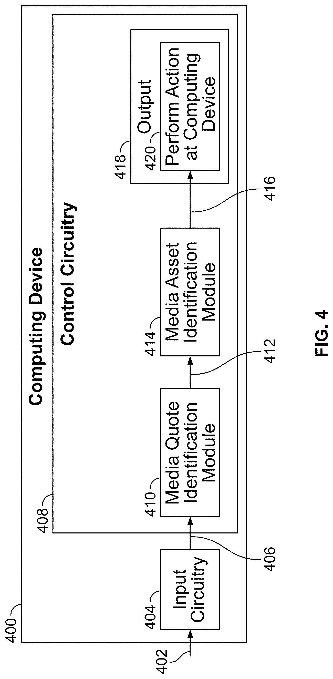 Patent US11785288 Figure 5 – Systems and methods to handle queries comprising a media quote