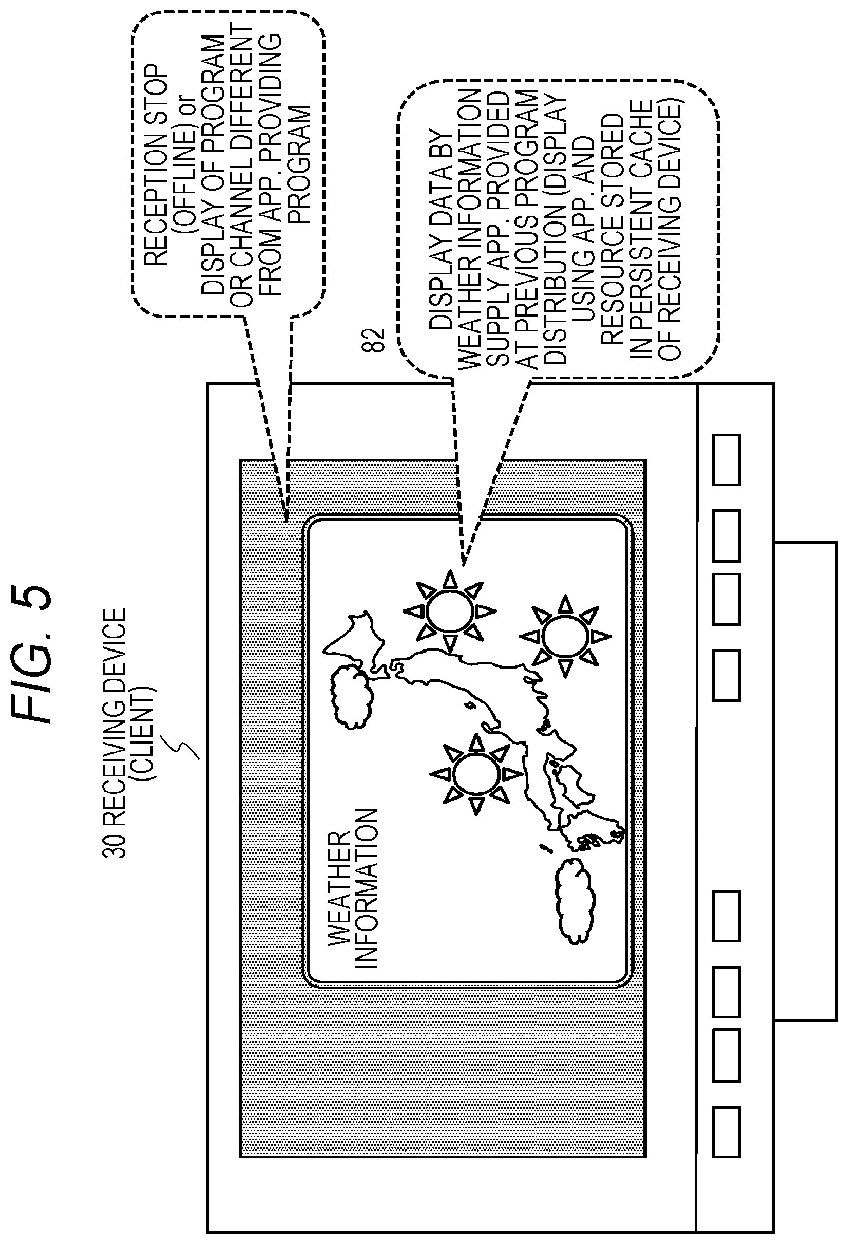Patent US11785289 Figure 5 – Receiving device, transmitting device, and data processing method