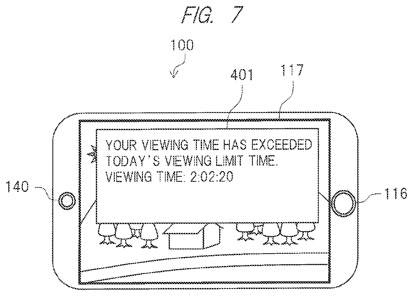 Patent US11785292 Figure 7 – Information processing terminal and system