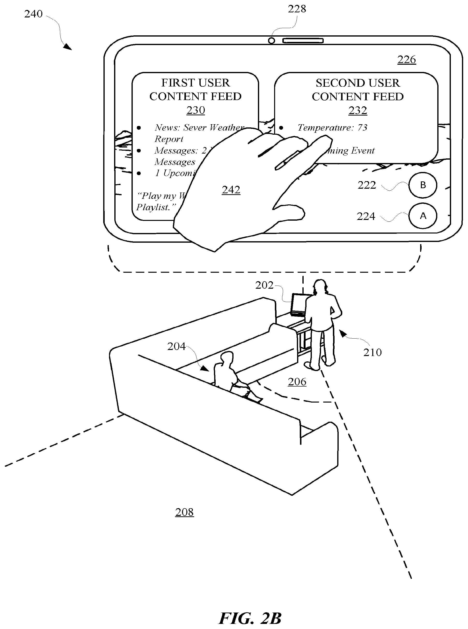 Patent US11785295 Figure 6 – Assigning priority for an automated assistant according to a dynamic user queue and/or multimodality presence detection
