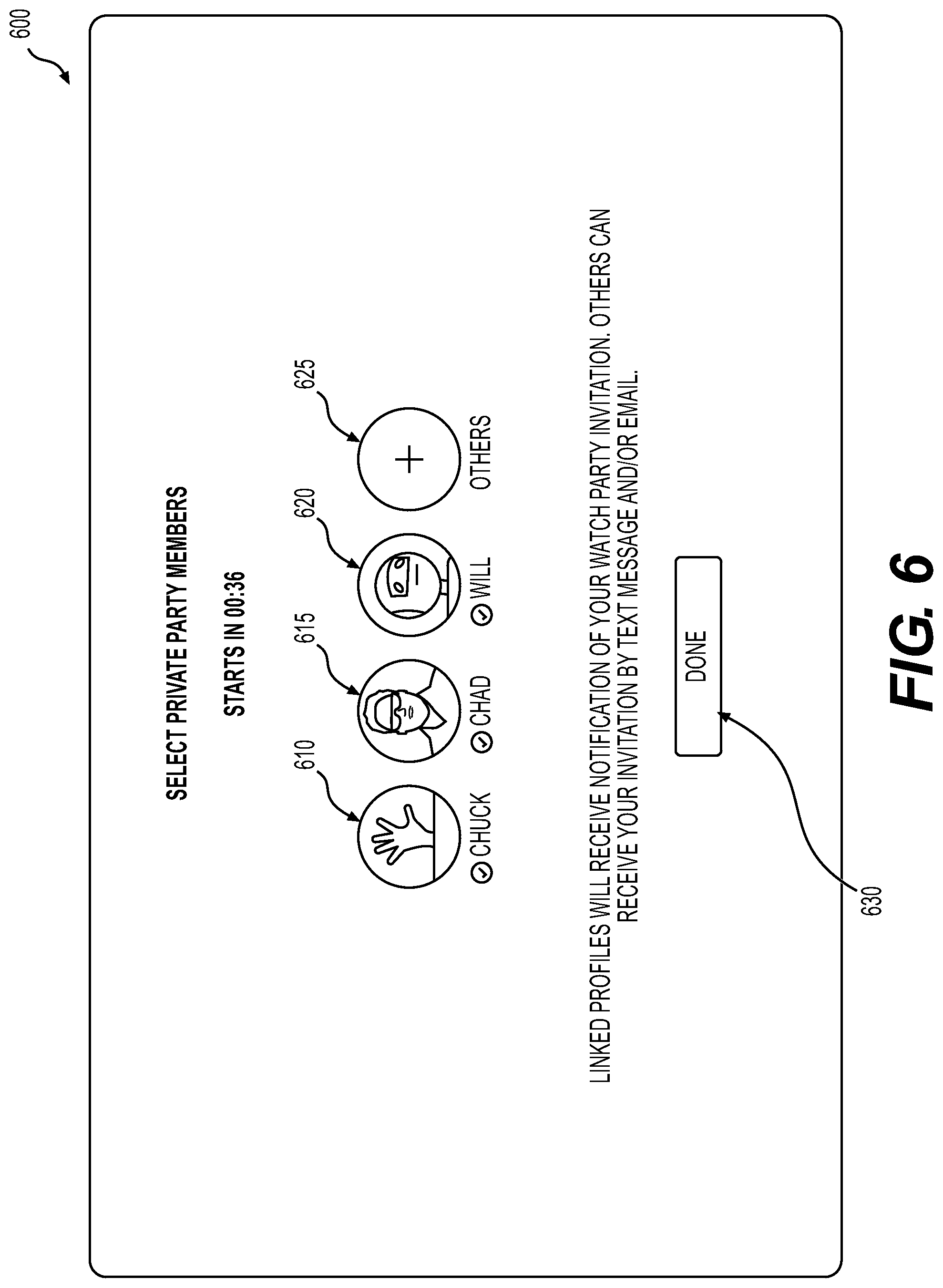 Patent US11785307 Figure 7 – Systems and methods for synchronous group device transmission of live streaming media and related user interfaces