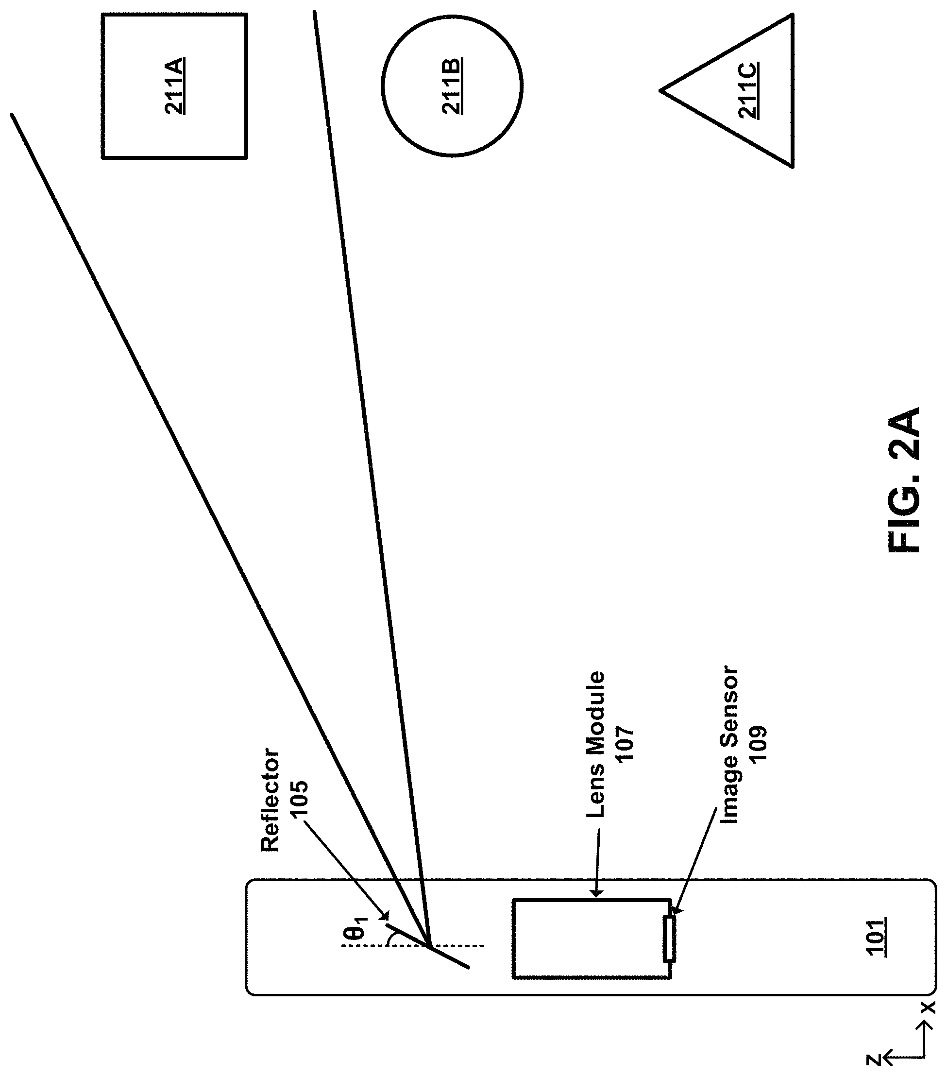 Patent US11785322 Figure 3 – Forming combined image by imaging system with rotatable reflector