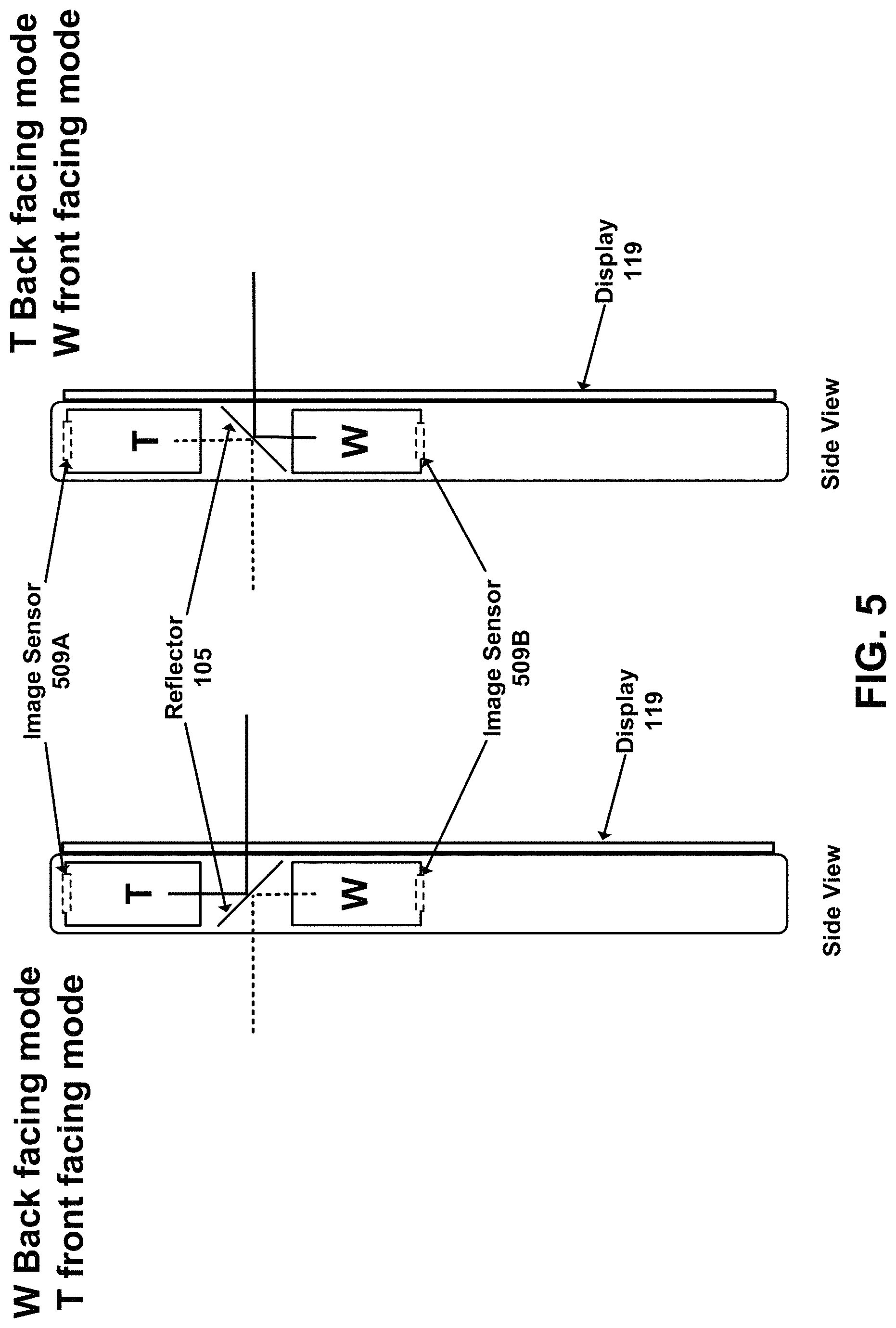 Patent US11785322 Figure 10 – Forming combined image by imaging system with rotatable reflector