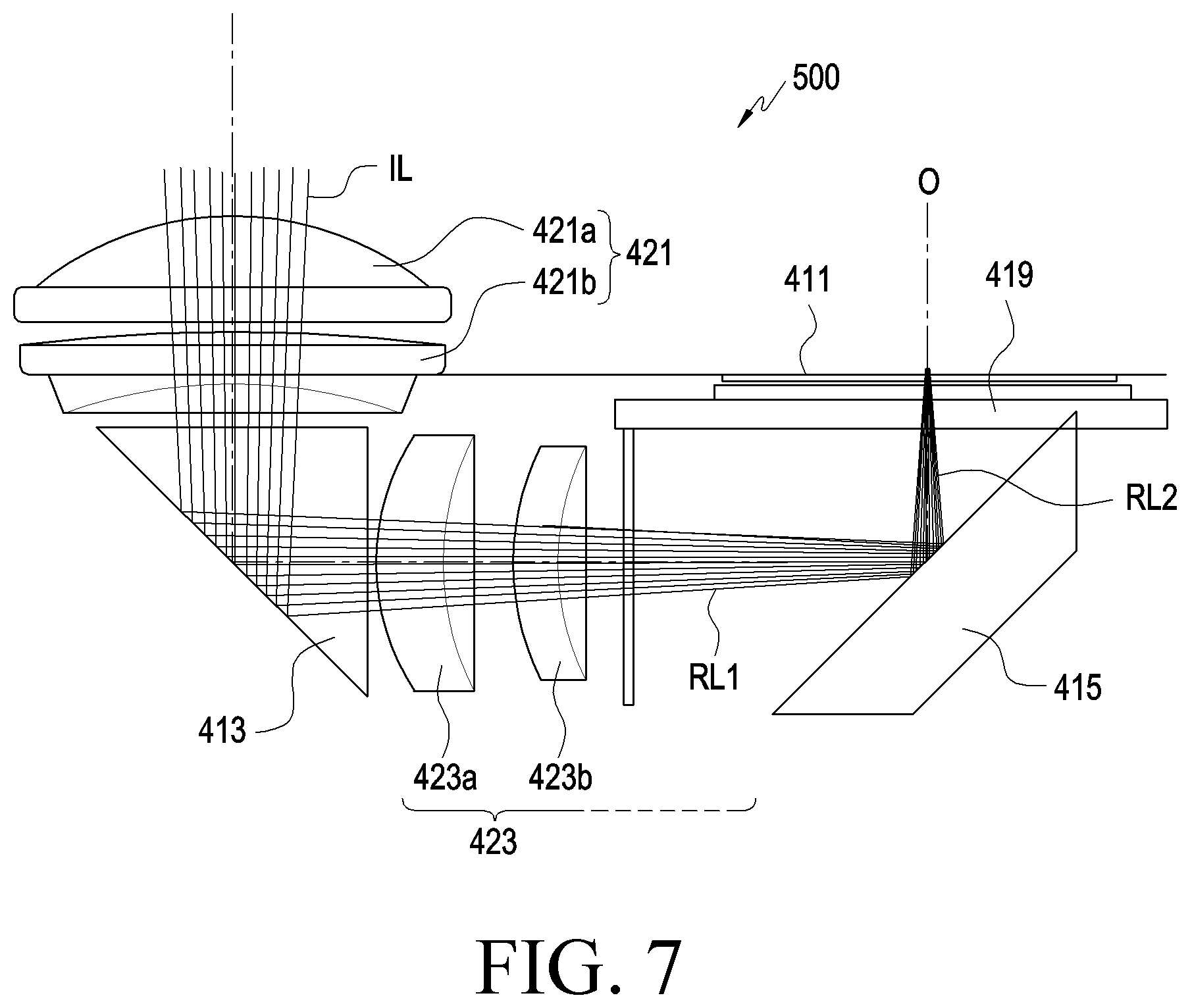Patent US11785323 Figure 7 – Camera module including refractive member and electronic device including refractive member