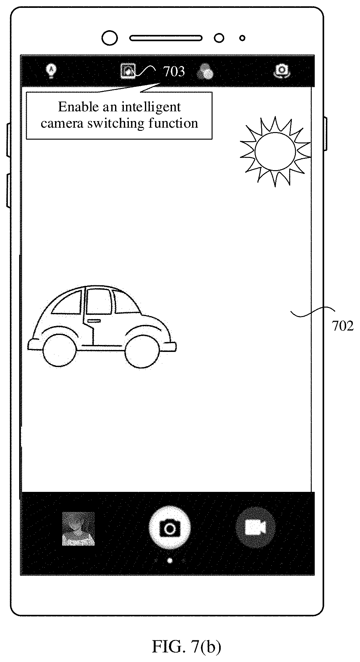 Patent US11785329 Figure 9 – Camera switching method for terminal, and terminal