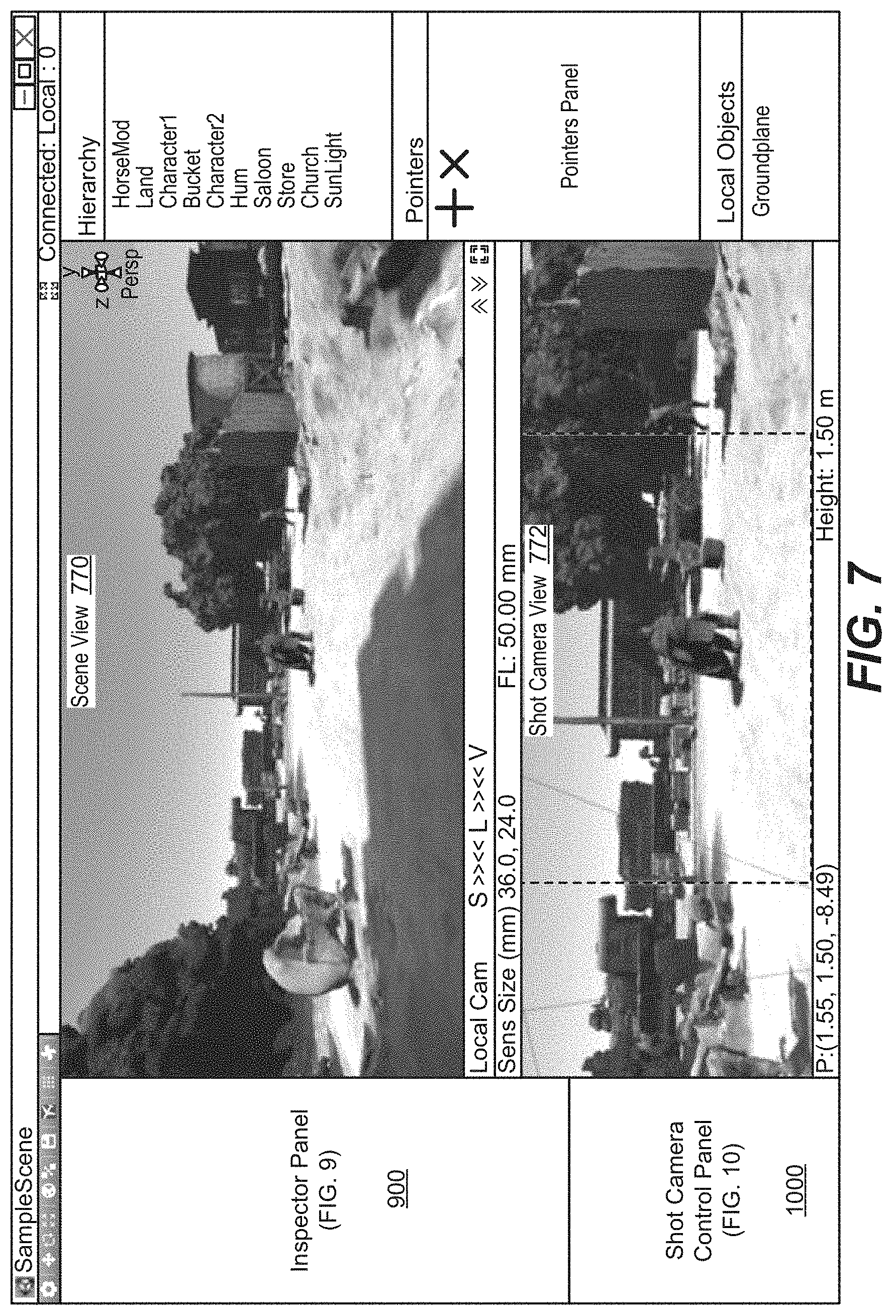Patent US11785332 Figure 7 – Production shot design system