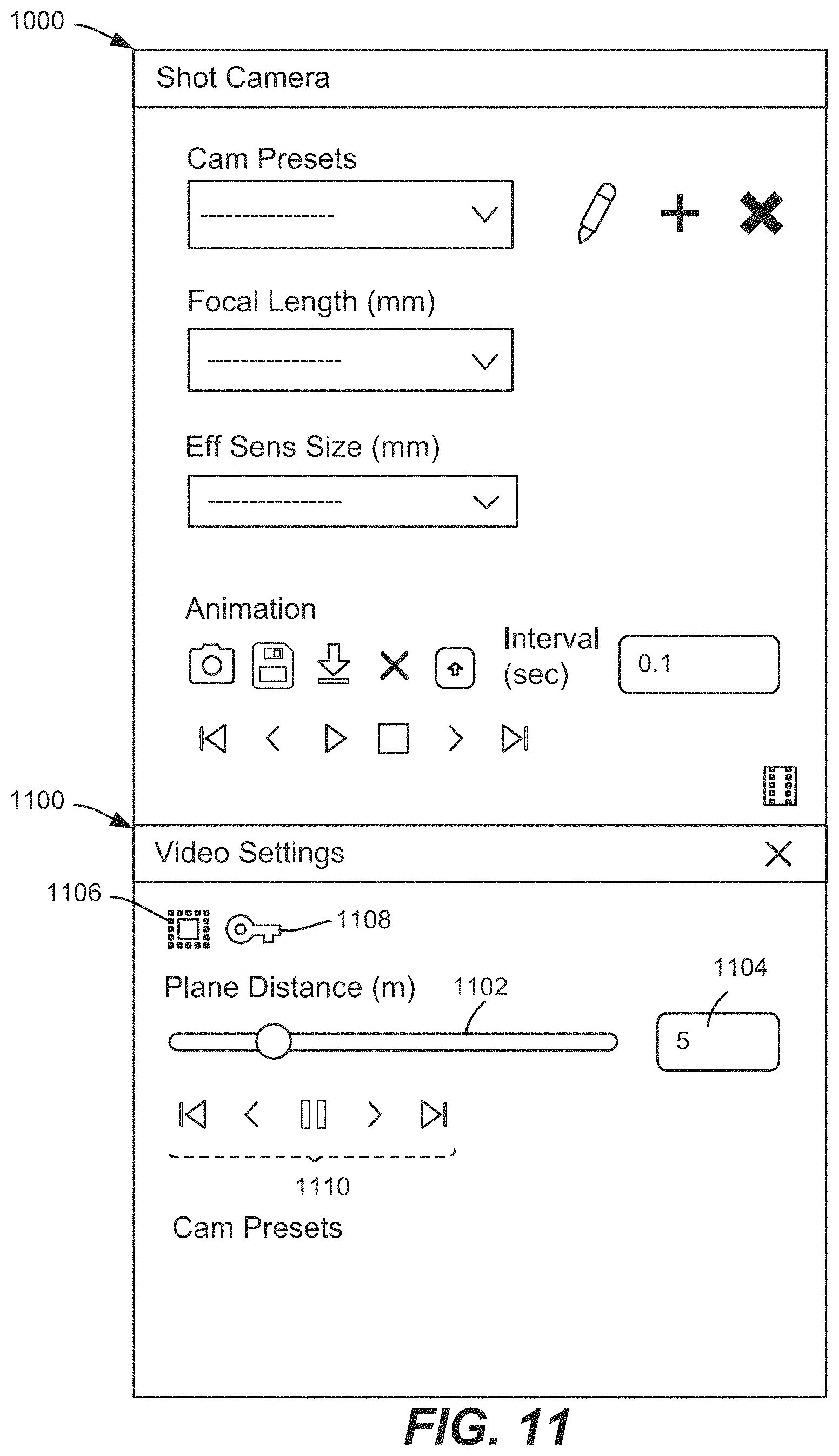Patent US11785332 Figure 11 – Production shot design system