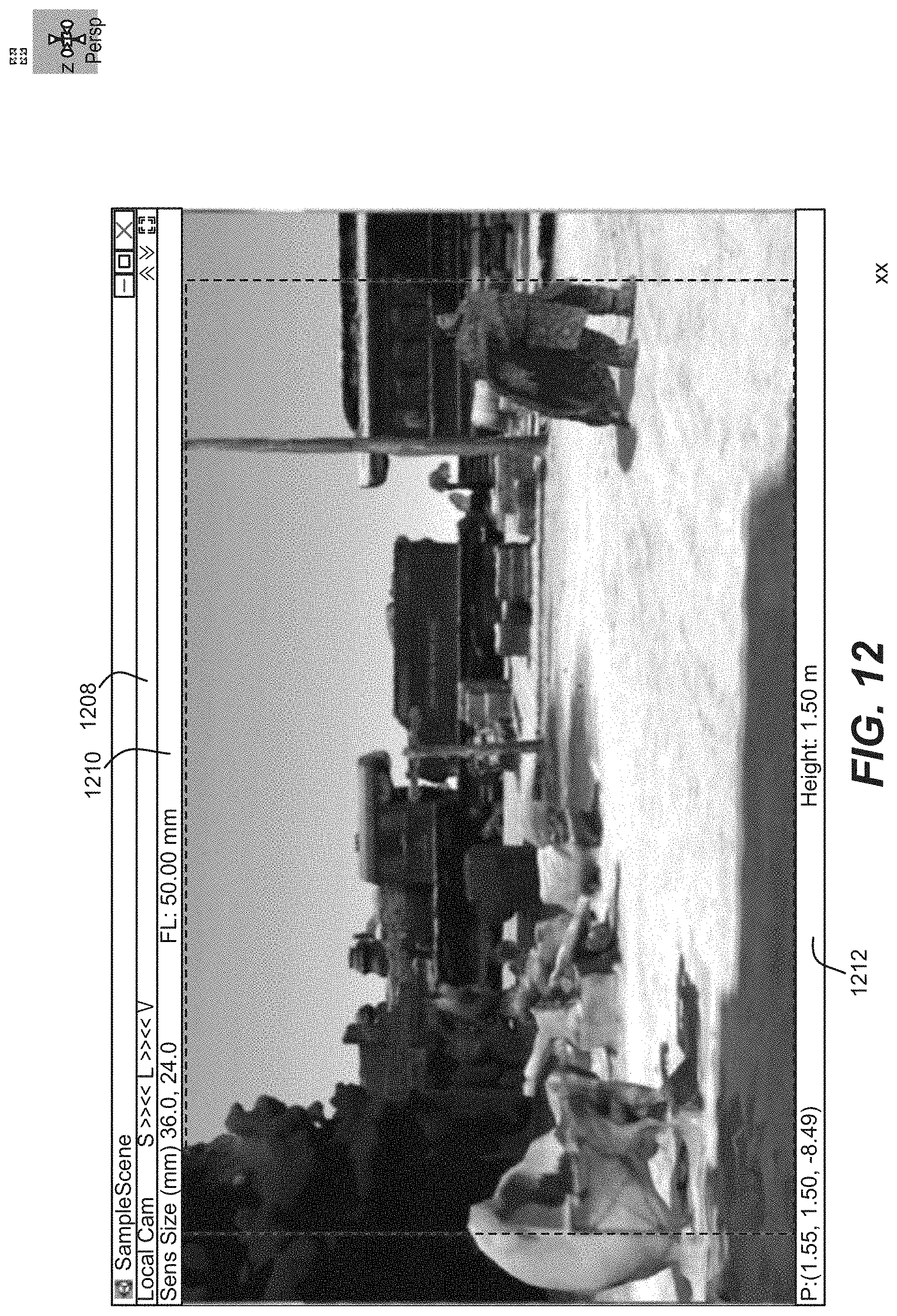 Patent US11785332 Figure 12 – Production shot design system