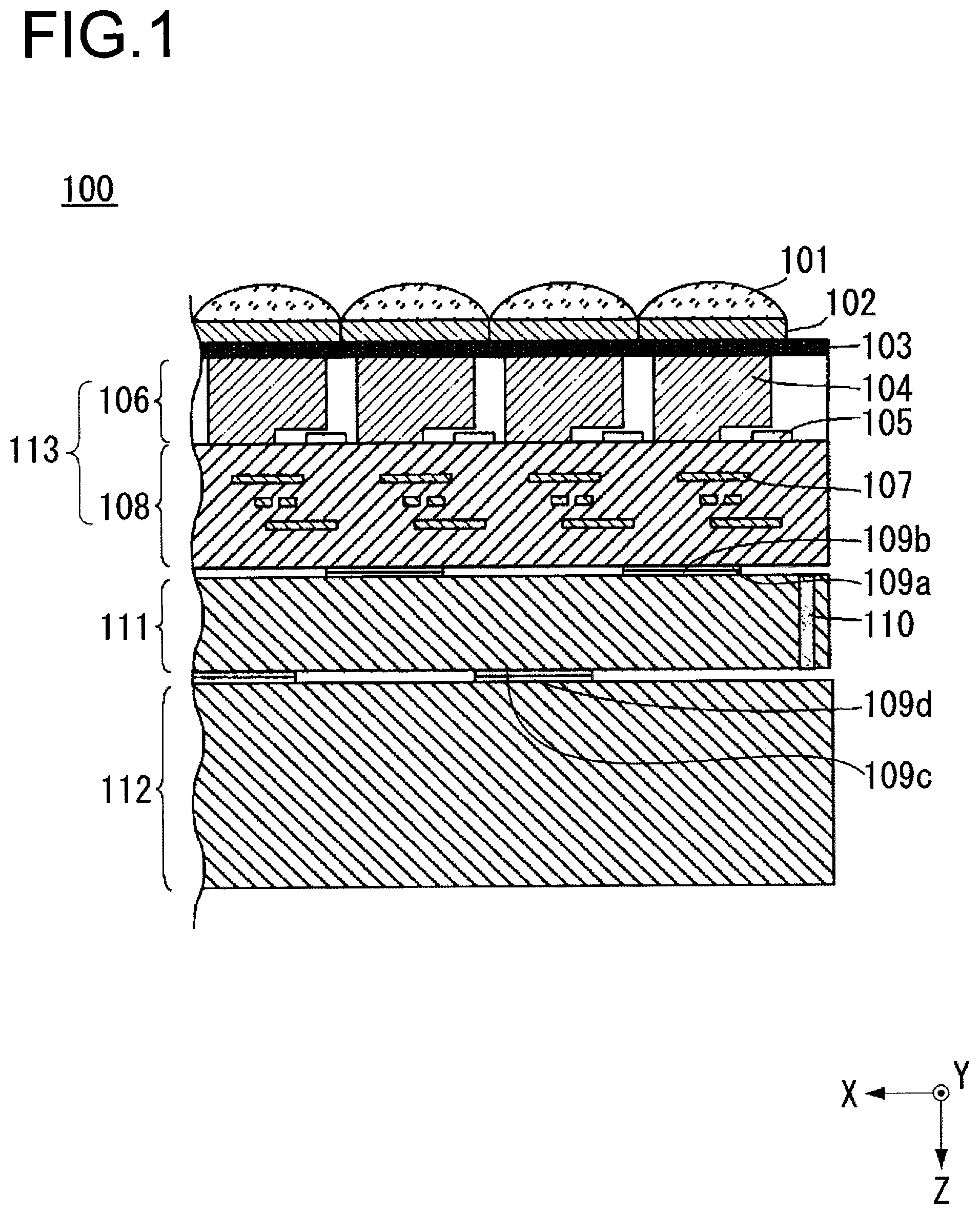 Patent US11785345 Figure 1 – Electronic device, imaging device, and imaging element for obtaining exposure of each area of image