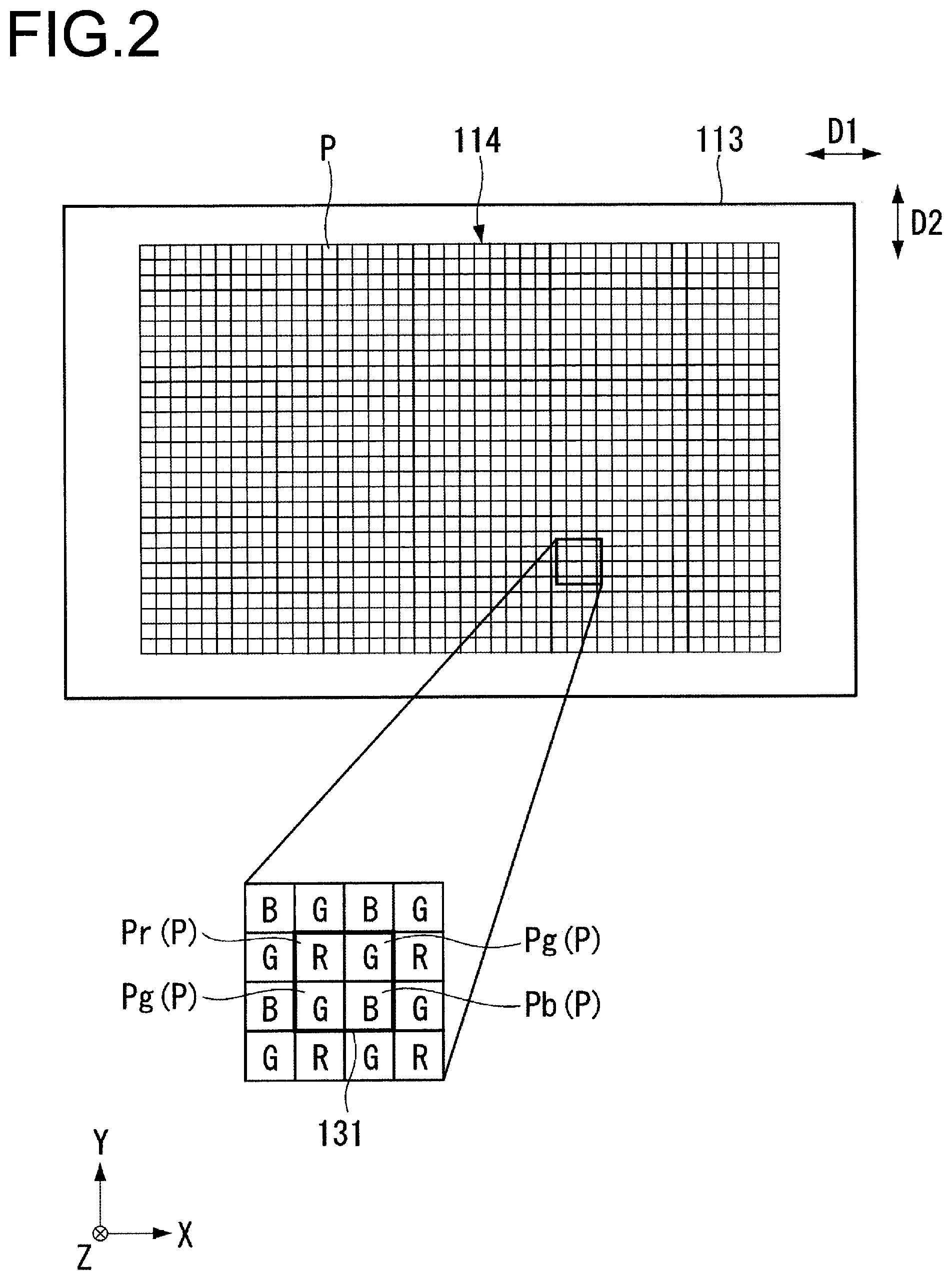 Patent US11785345 Figure 2 – Electronic device, imaging device, and imaging element for obtaining exposure of each area of image