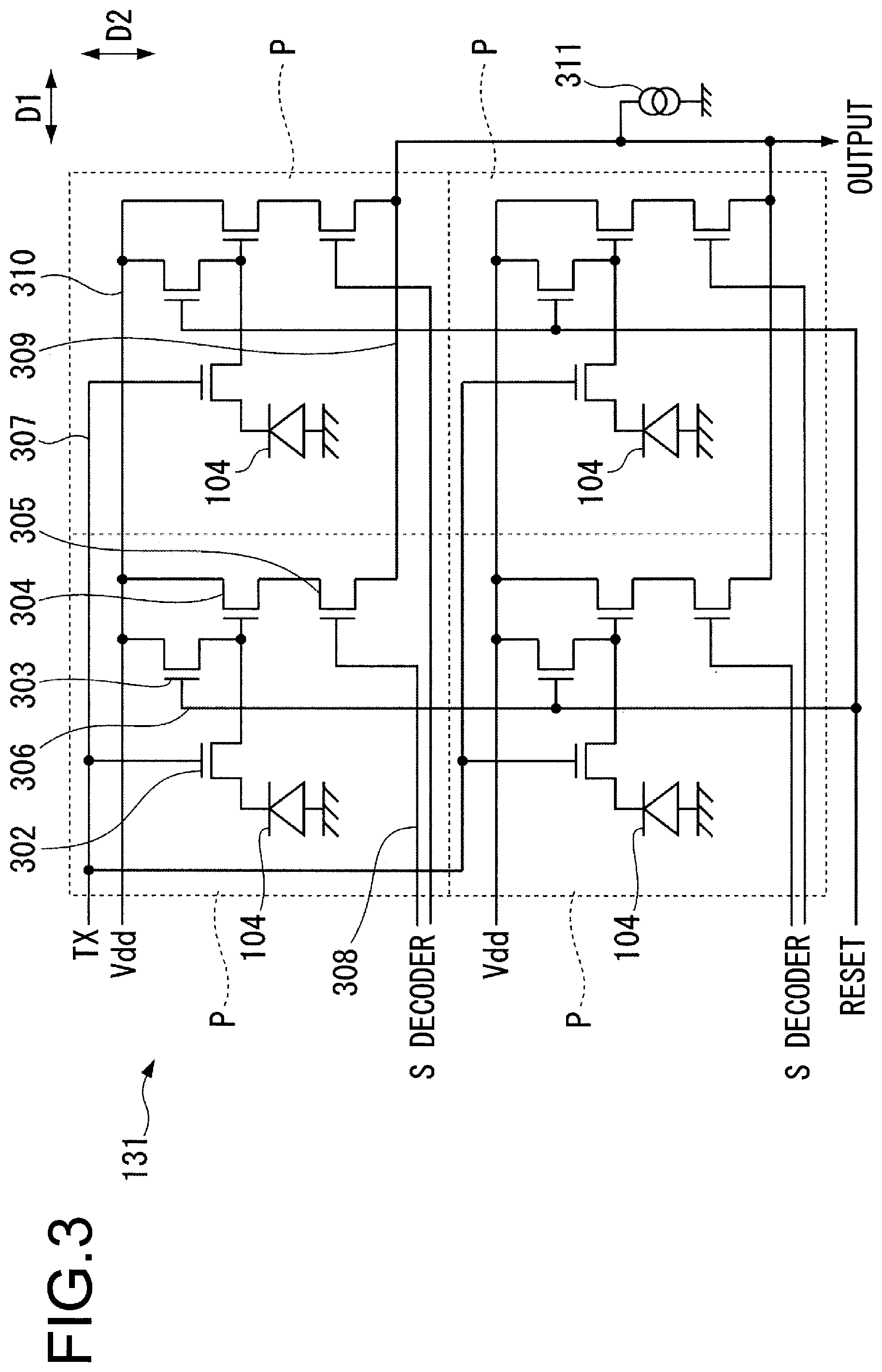 Patent US11785345 Figure 3 – Electronic device, imaging device, and imaging element for obtaining exposure of each area of image