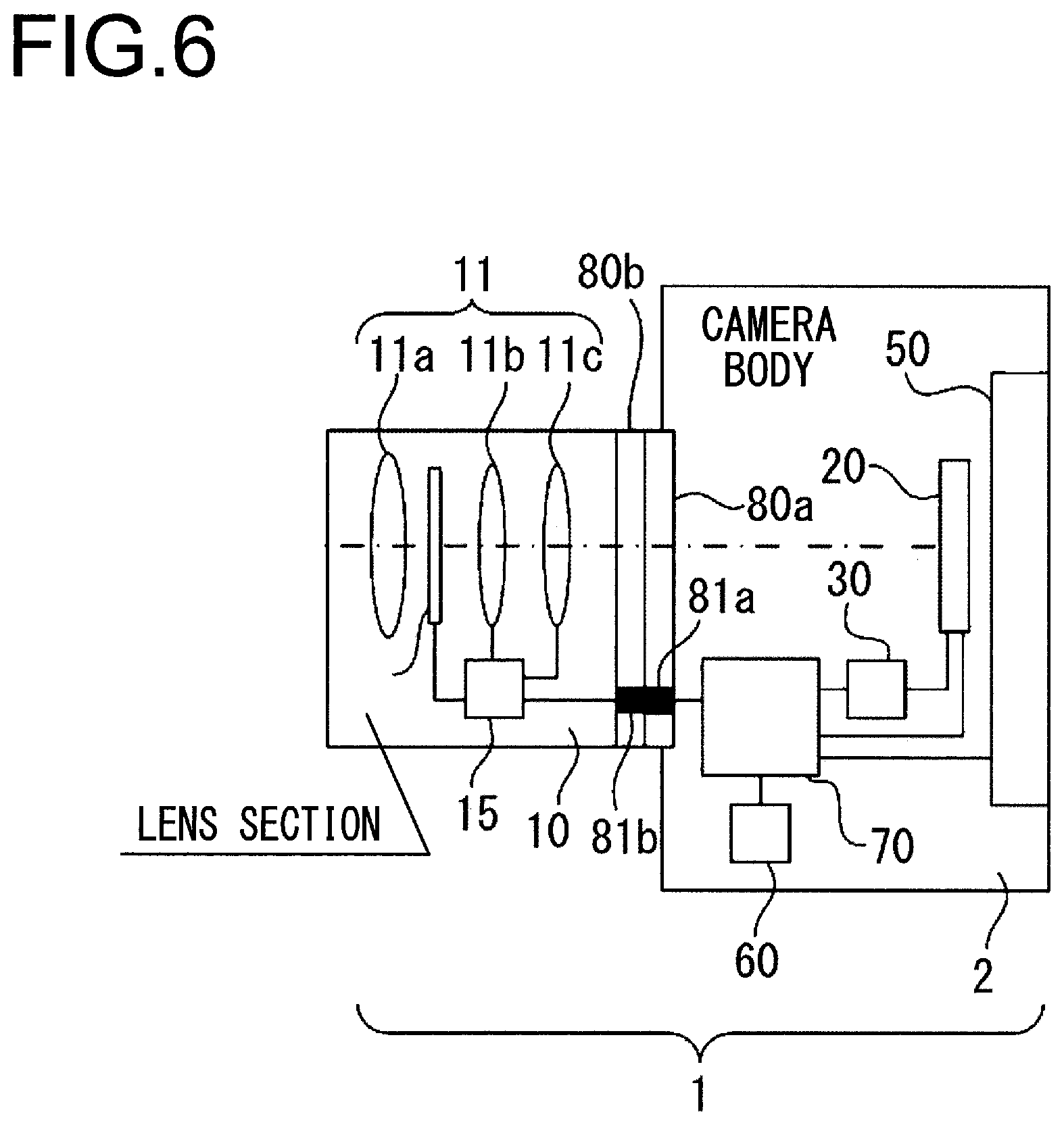 Patent US11785345 Figure 6 – Electronic device, imaging device, and imaging element for obtaining exposure of each area of image