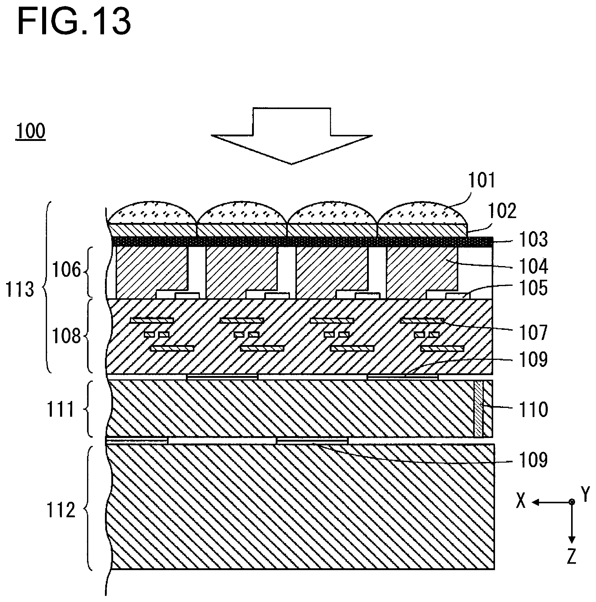 Patent US11785345 Figure 13 – Electronic device, imaging device, and imaging element for obtaining exposure of each area of image