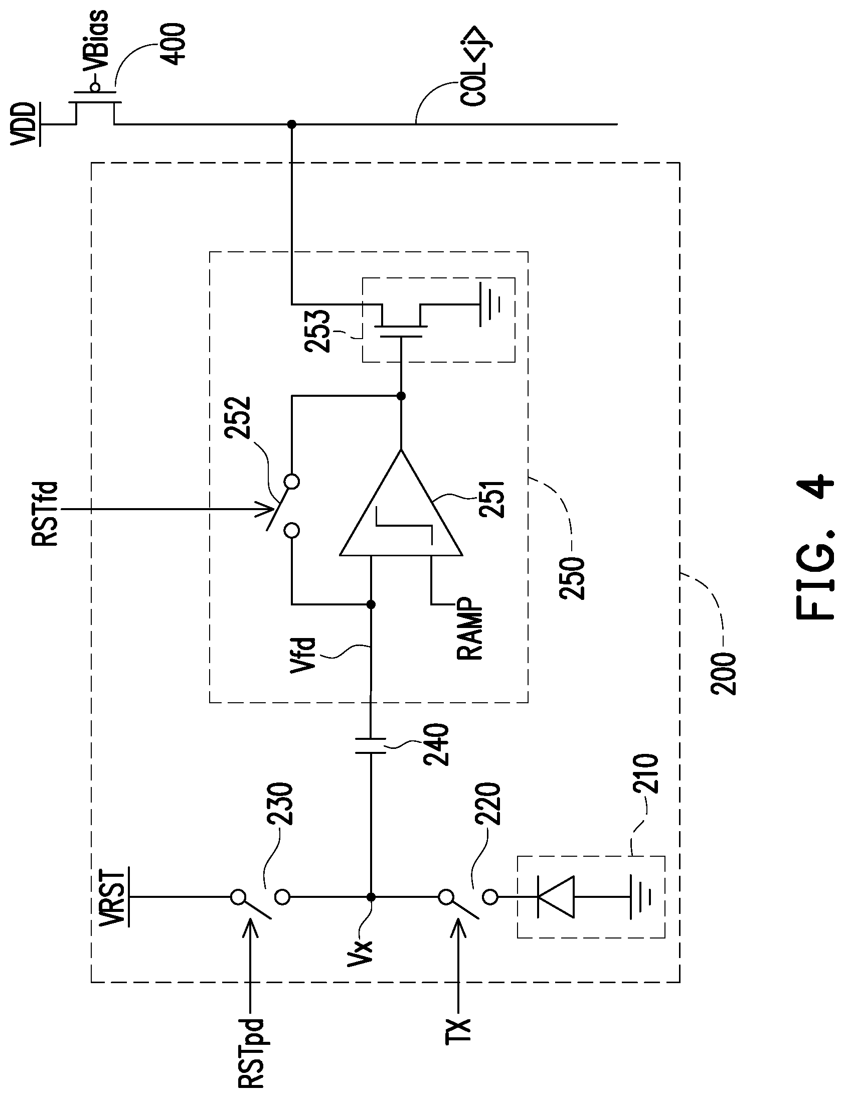 Patent US11785353 Figure 4 – Image sensor chip and sensing method thereof
